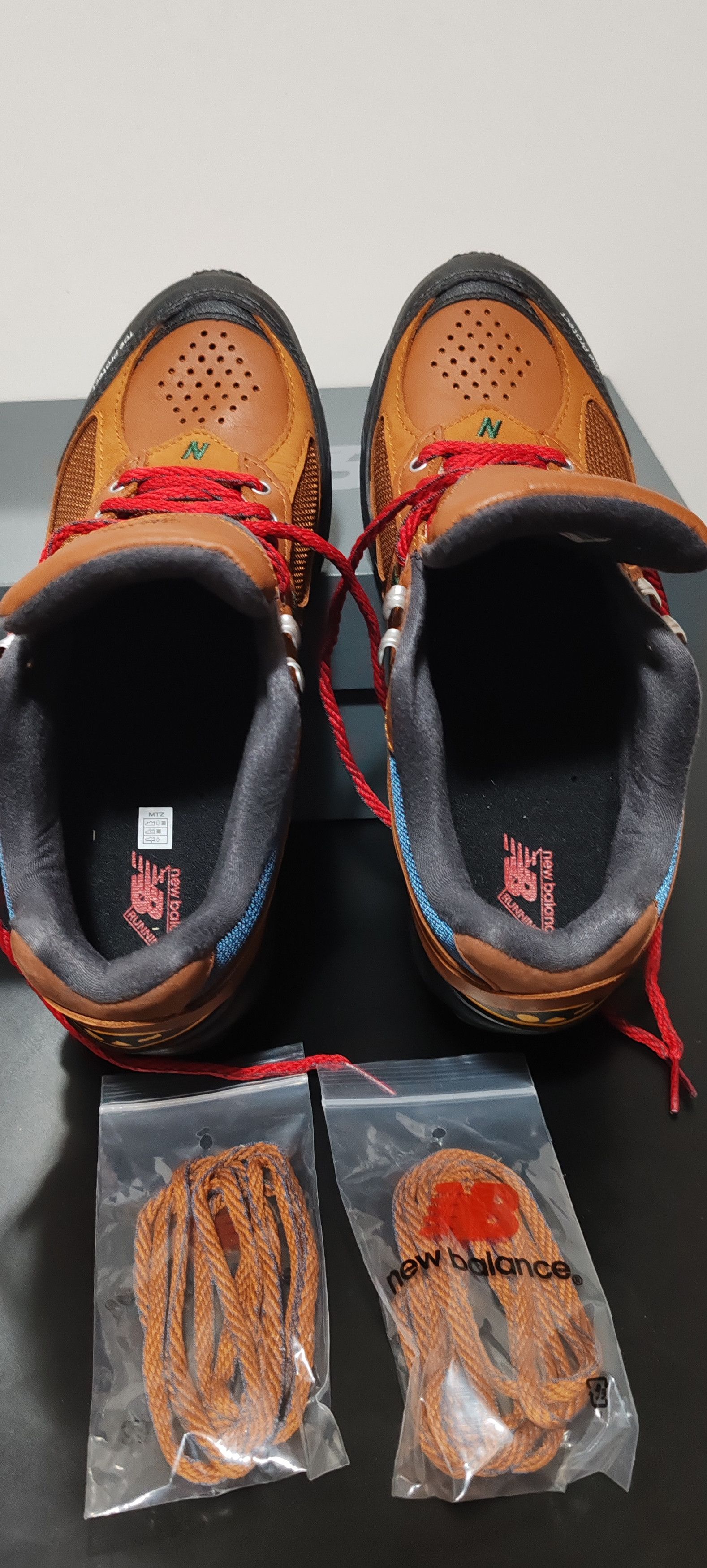 New Balance New Balance 2002 R Pack Baskets En Cuir Marron Tg: 41.5 Size US 8.5 / EU 41-42 - 8 Thumbnail
