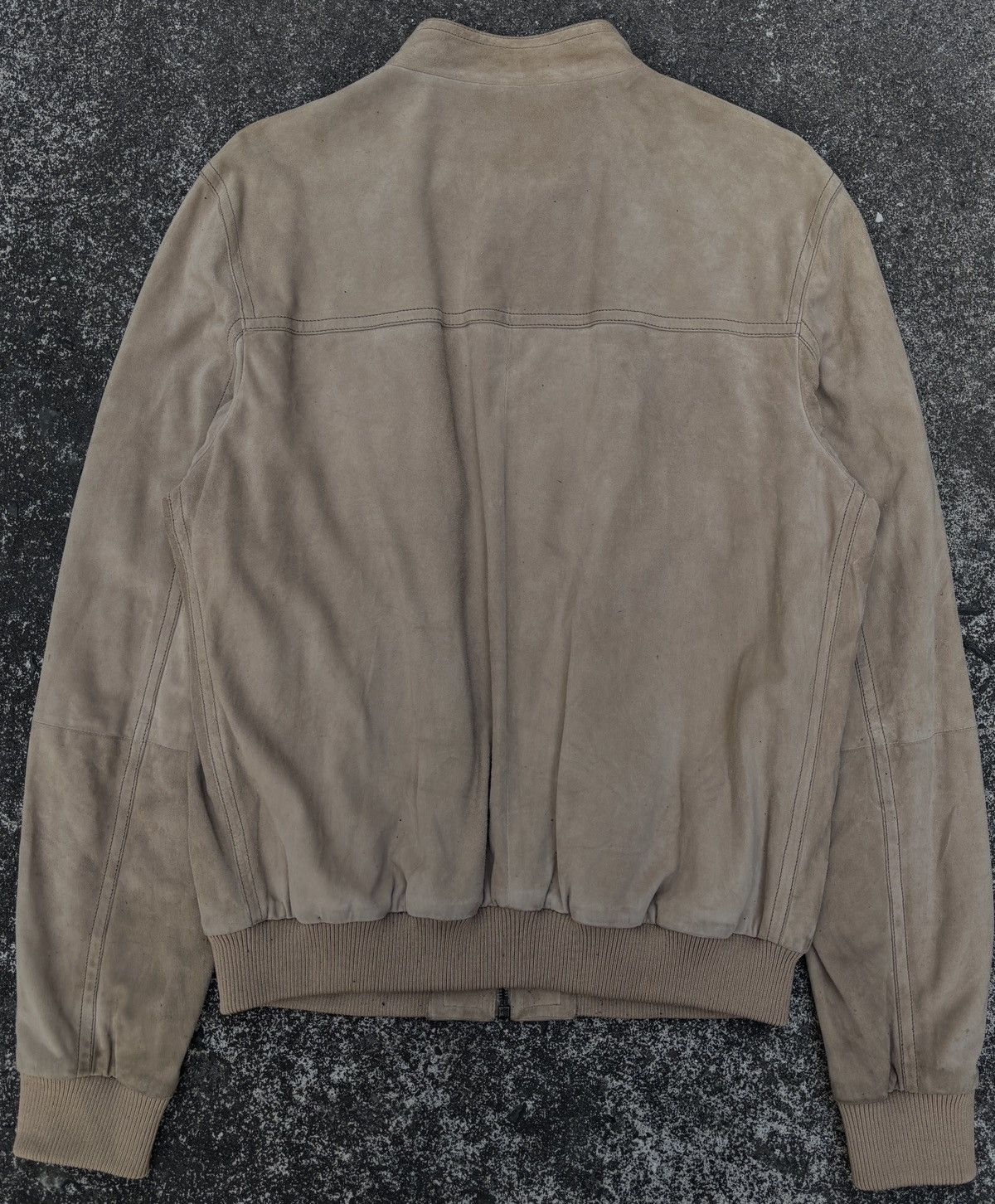 Prada 2009 Suede Leather Jacket Size US L / EU 52-54 / 3 - 8 Thumbnail