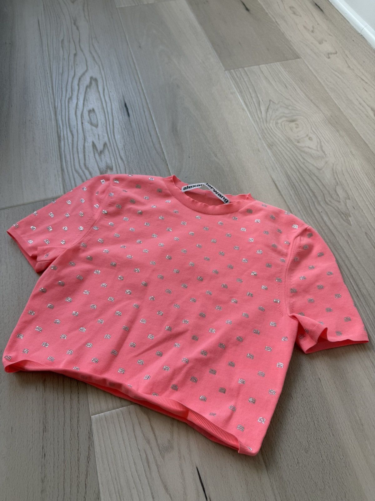 Alexander Wang Alexander Wang logo-embellished T-shirt Size S / US 4 / IT 40 - 2 Thumbnail