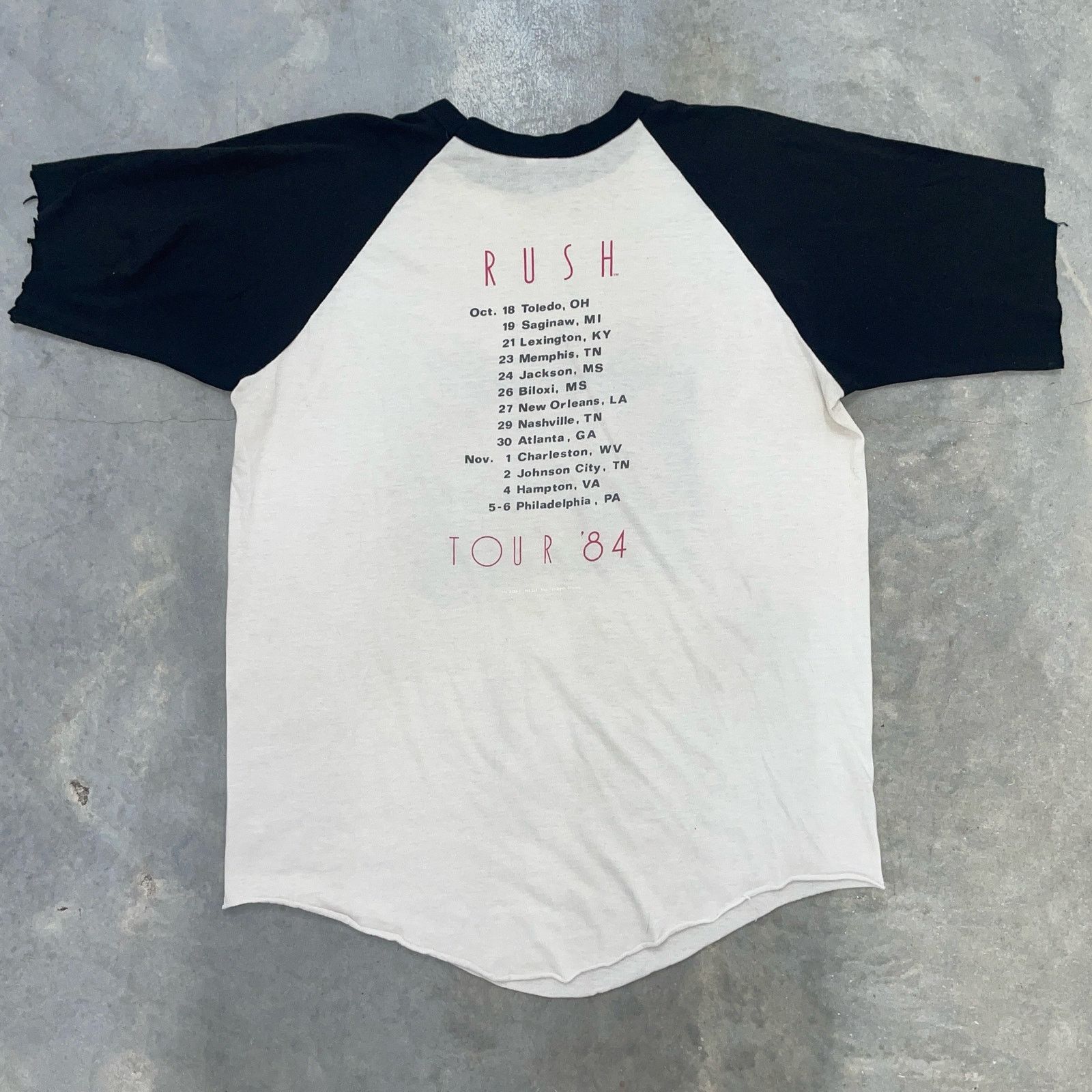 Other Rush Vintage 1984 Grace Under Pressure Raglan Baseball Style Size US S / EU 44-46 / 1 - 2 Thumbnail