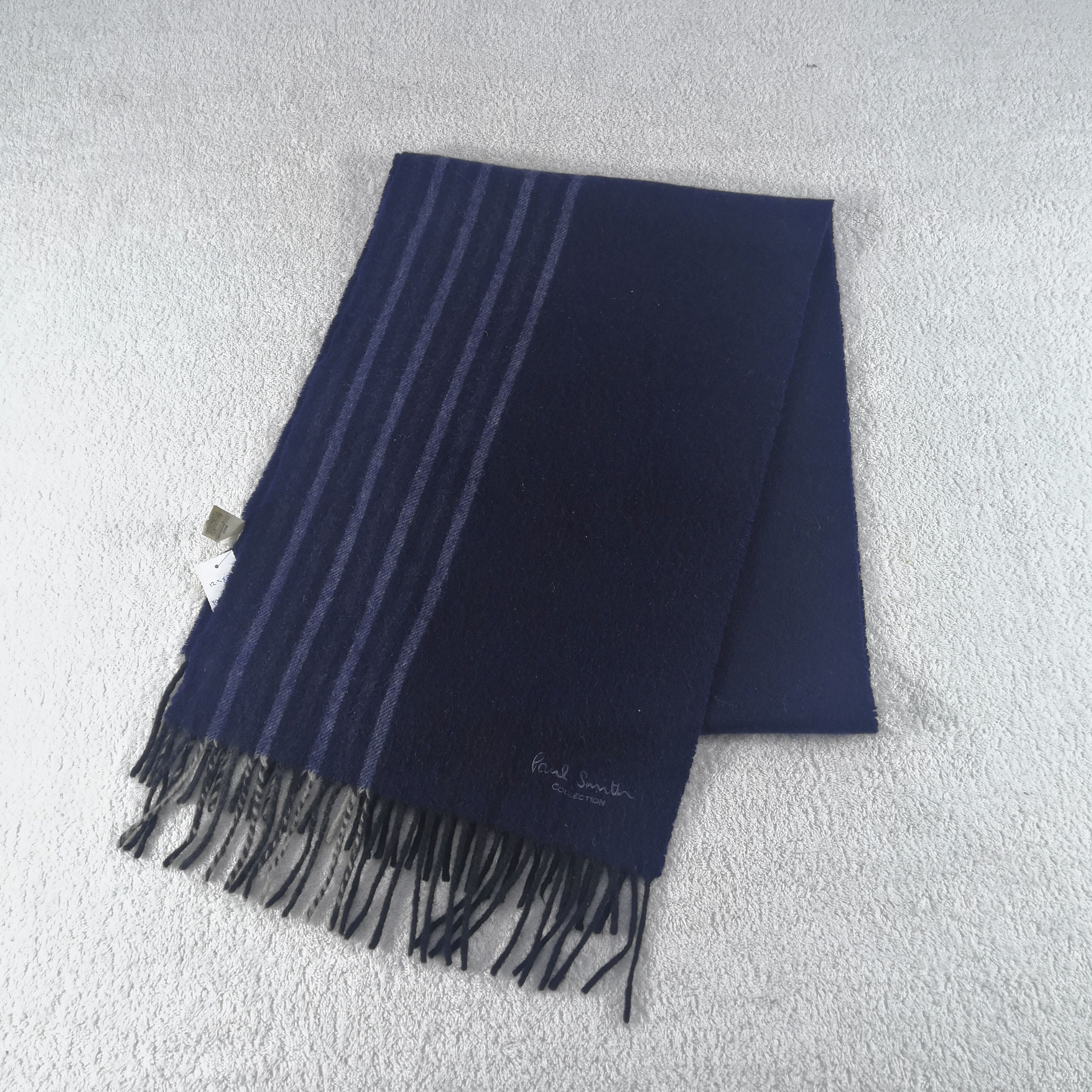 Paul Smith Vintage Paul Smith Scarf Fringe Cashmere Winter Scarves . Size ONE SIZE - 2 Thumbnail