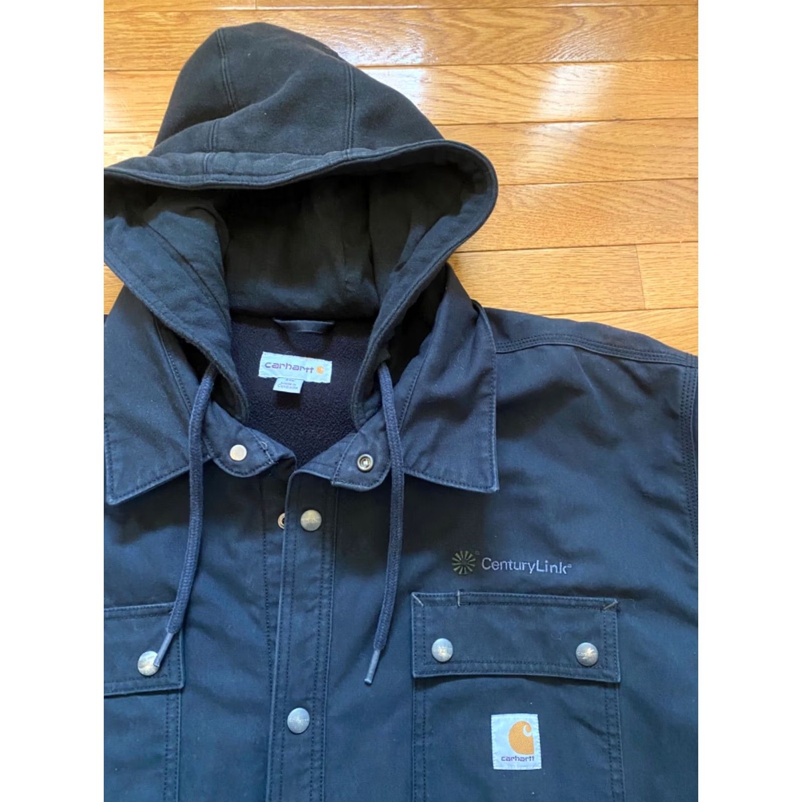 Carhartt Carhartt Jacket Black XXL Men Hooded Fleece Lined Two Flap Pockets Size XXL Size US XXL / EU 58 / 5 - 2 Thumbnail