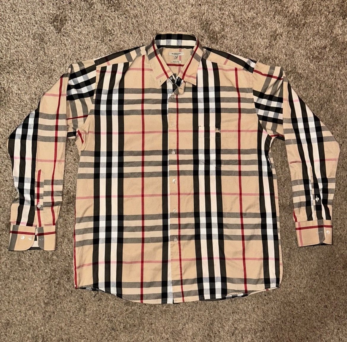 Burberry Burberry Nova Check Men’s Button Down Shirt size Size US XL / EU 56 / 4 - 1 Thumbnail