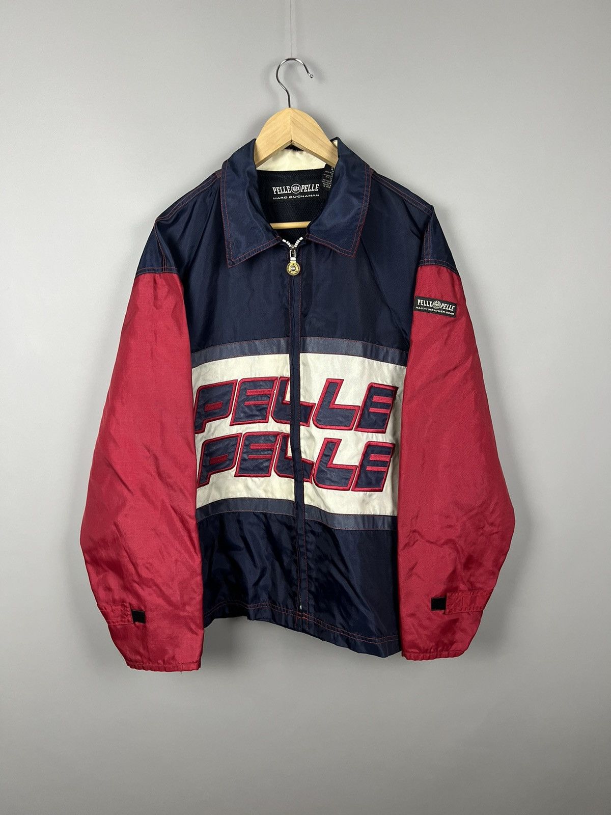 Marc Buchanan Vintage Pelle Pelle by Marc Buchanan jacket big logo Size US M / EU 48-50 / 2 - 1 Thumbnail