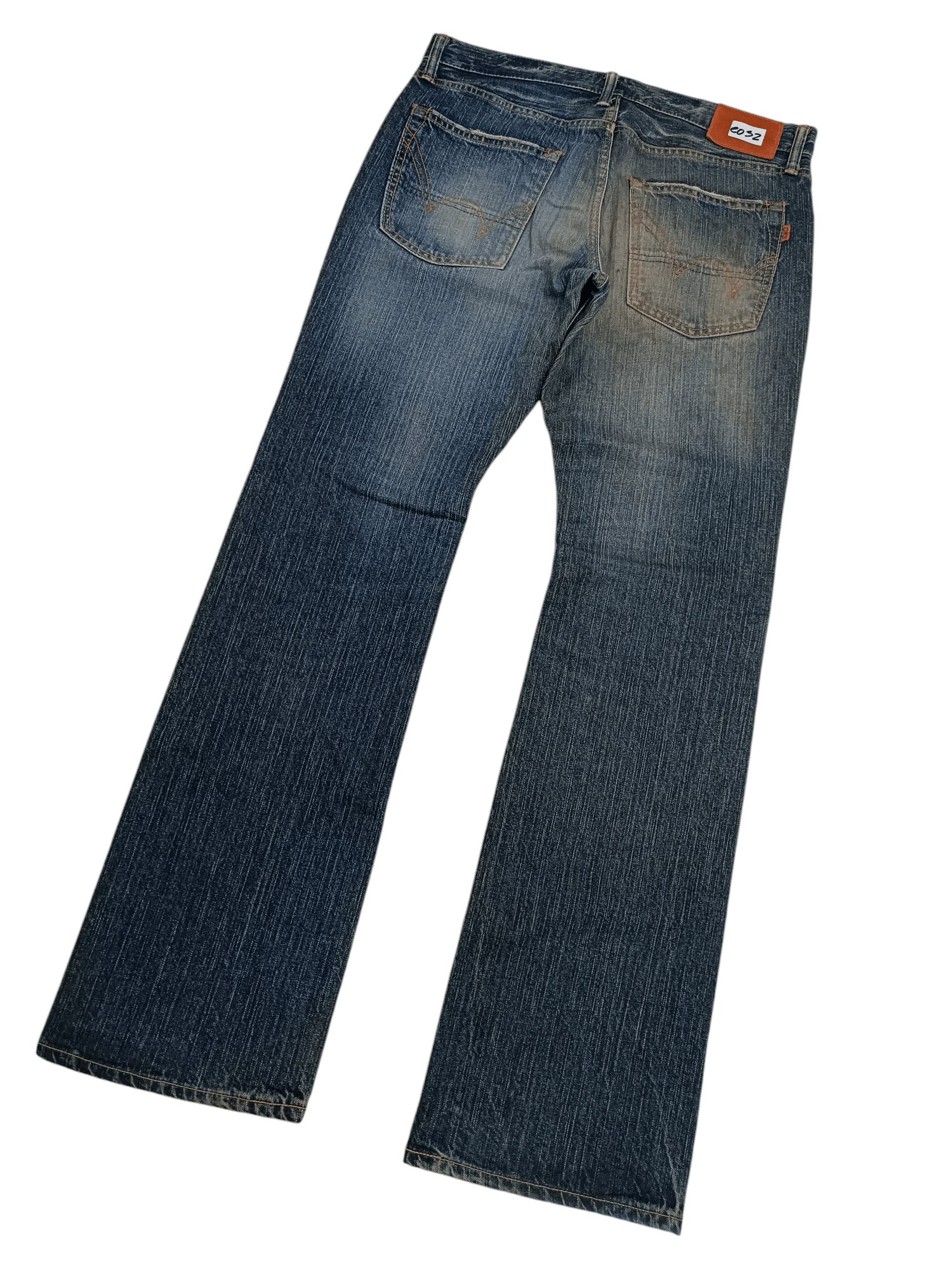 Edwin Vintage Edwin Made In Japan Orange Tab Flared Boot Cut Size US 34 / EU 50 - 20 Thumbnail