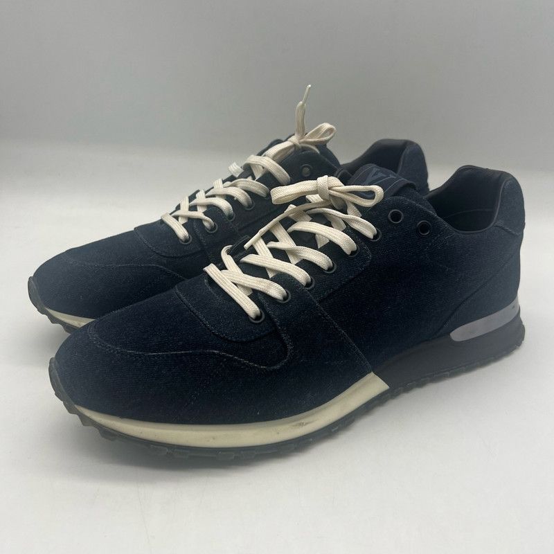 Louis Vuitton Louis Vuitton Blue Denim Casual Sneakers 0089 Size US 10.5 / EU 43-44 - 1 Thumbnail