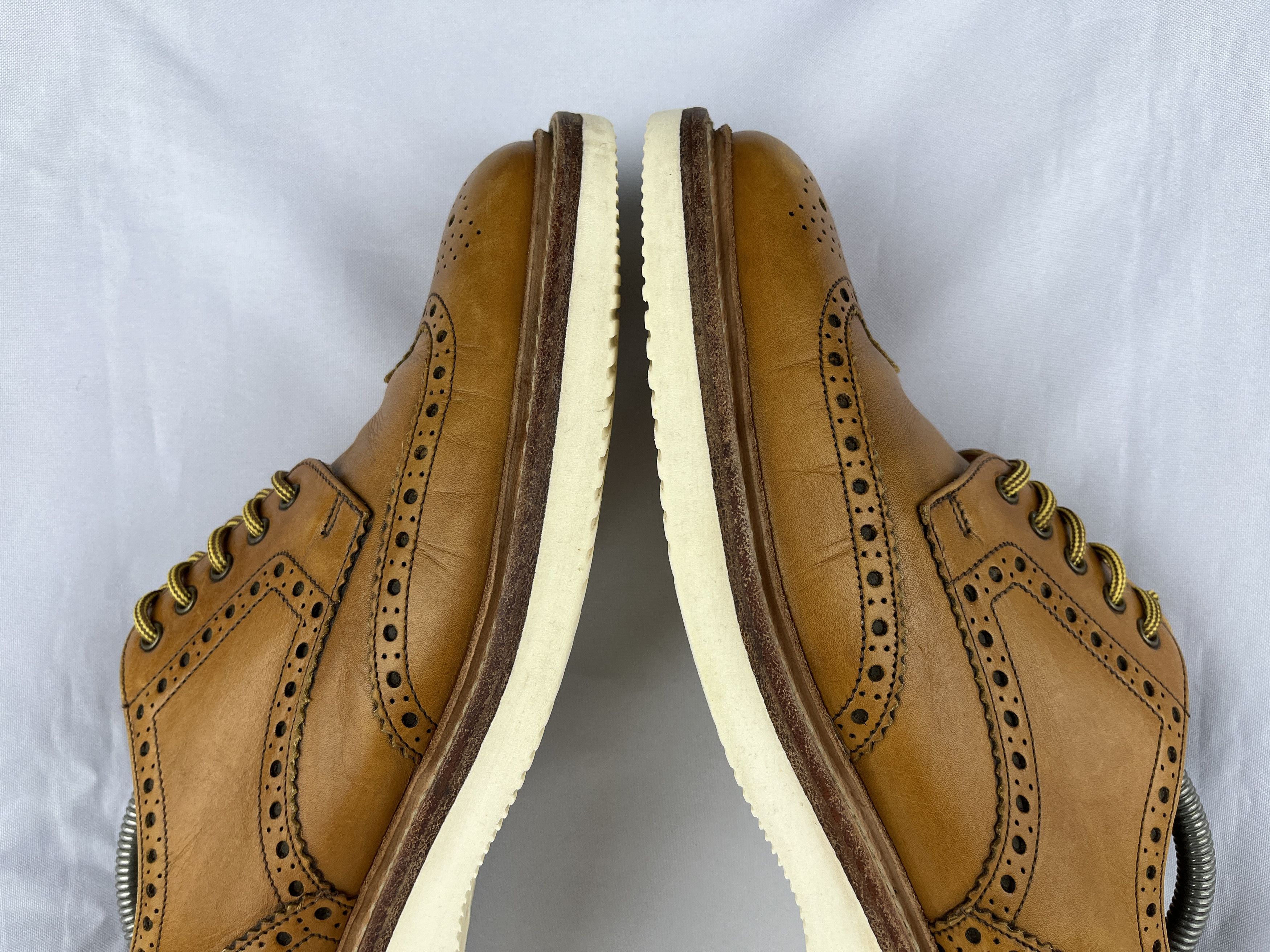 Genuine Leather × Loake Loake Hal Brogue Leather Shoes Size UK 8.5 EU 42.5 CM 27.1 Size US 8.5 / EU 41-42 - 10 Thumbnail