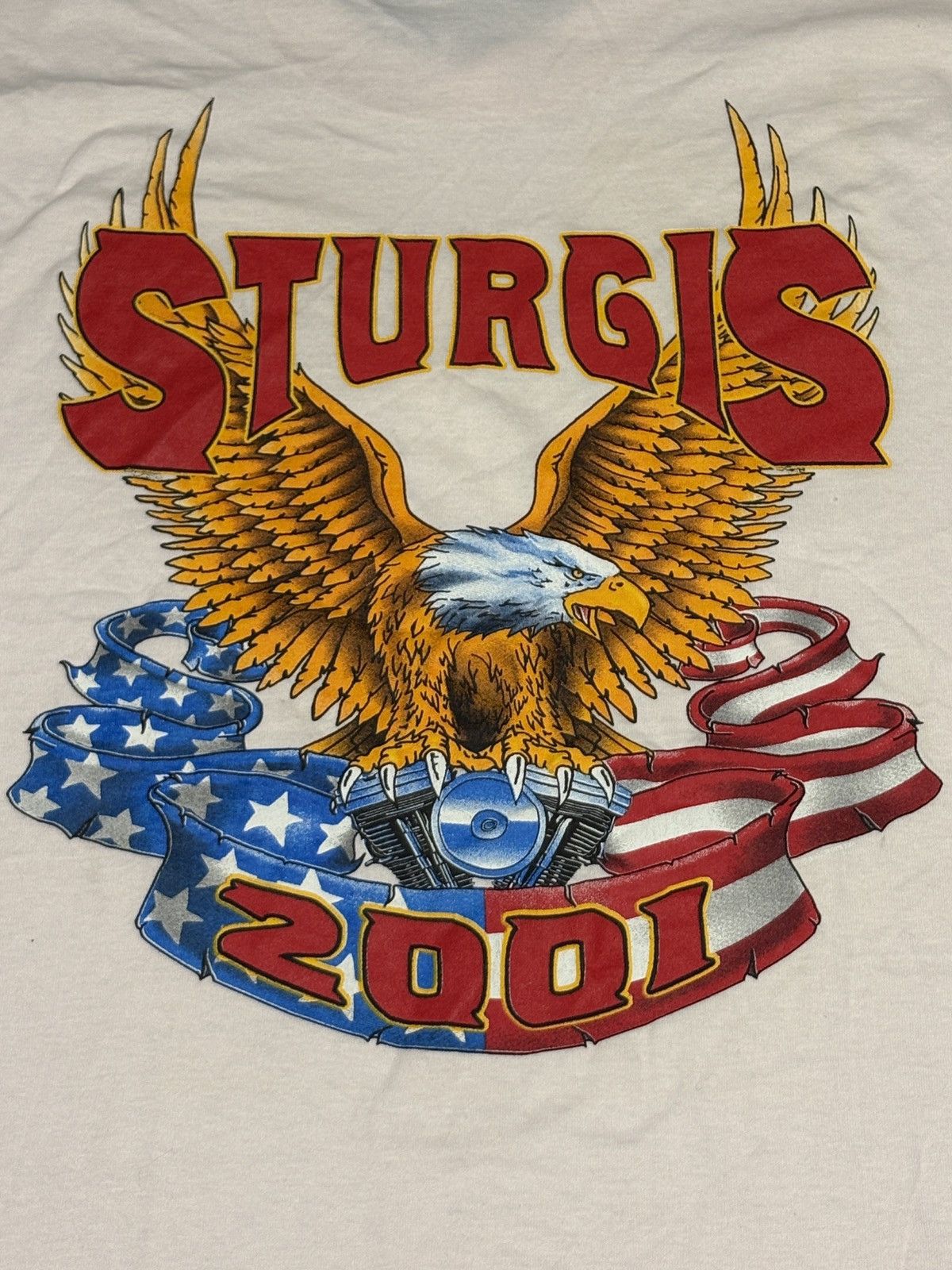 Harley Davidson Vintage 2001 STURGIS Motorcycle Rally T-Shirt Size L 0775 Size US L / EU 52-54 / 3 - 5 Thumbnail