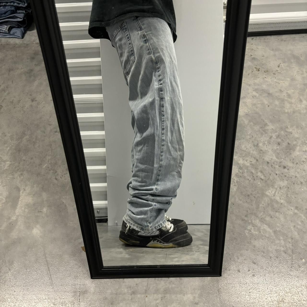 Japanese Brand × Vintage Crazy Vintage Y2K/2000s Grunge Distressed Light Wash Denim Jeans! Size US 29 - 2 Thumbnail