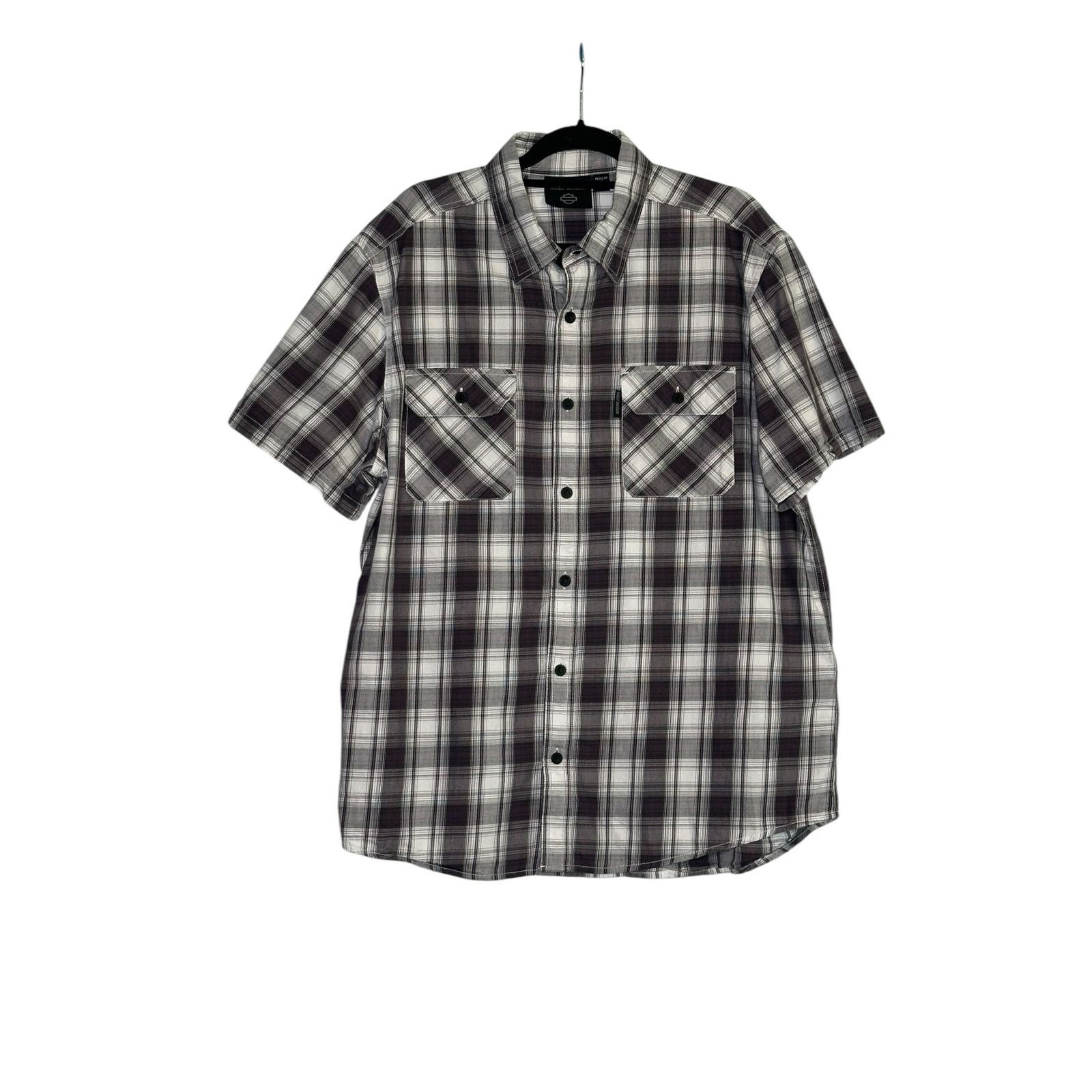 Harley Davidson Harley Davidson plaid short sleeves button shirt size XL Size US XL / EU 56 / 4 - 8 Thumbnail