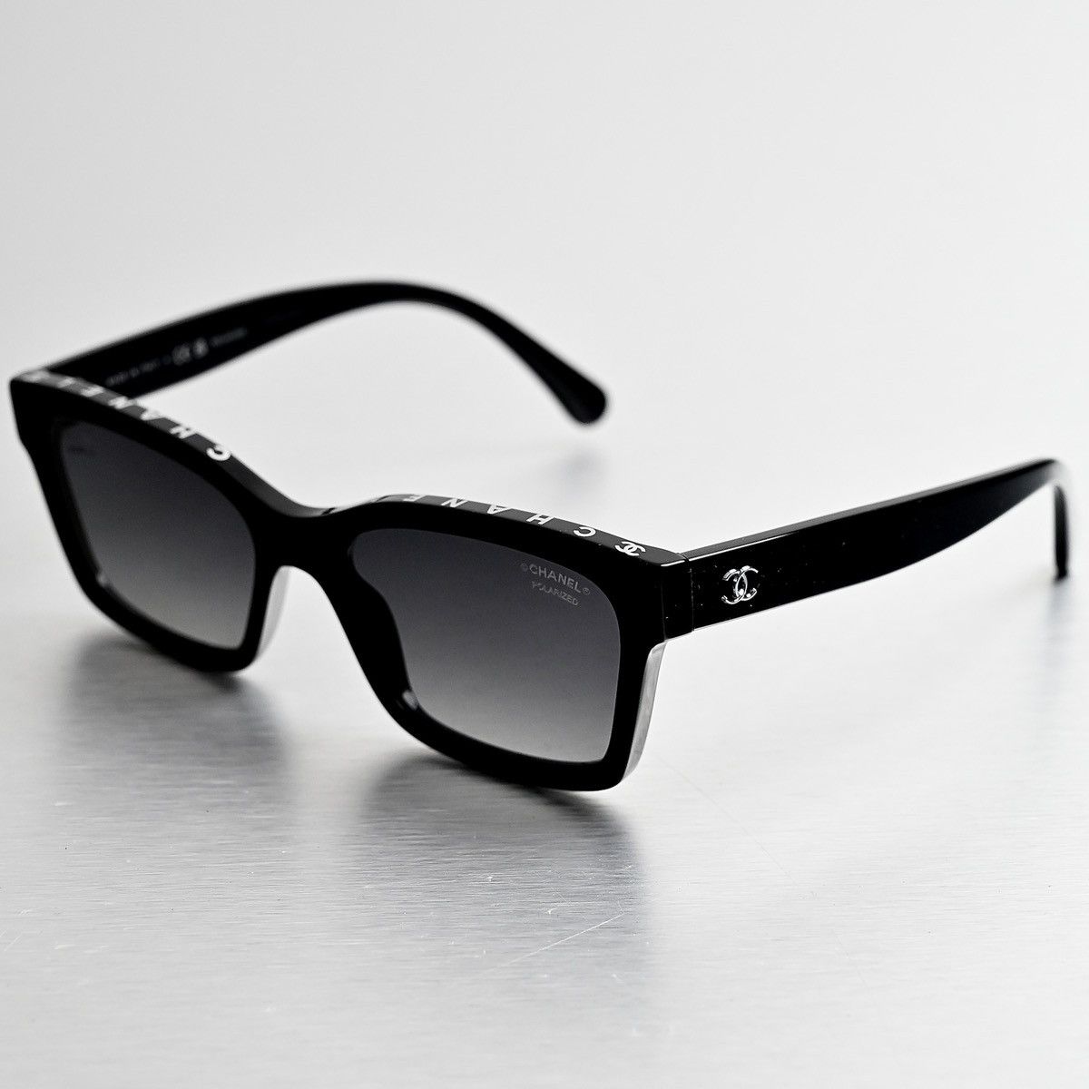 Chanel CHANEL 0CH5417 C501S8 BLACK GREY SUNGLASSES Size ONE SIZE - 2 Thumbnail