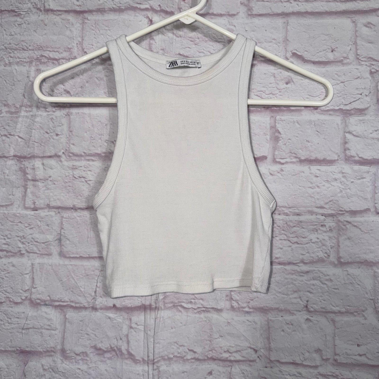 Zara Zara Women's Small Ribbed Tank Top Size S / US 4 / IT 40 - 1 Thumbnail