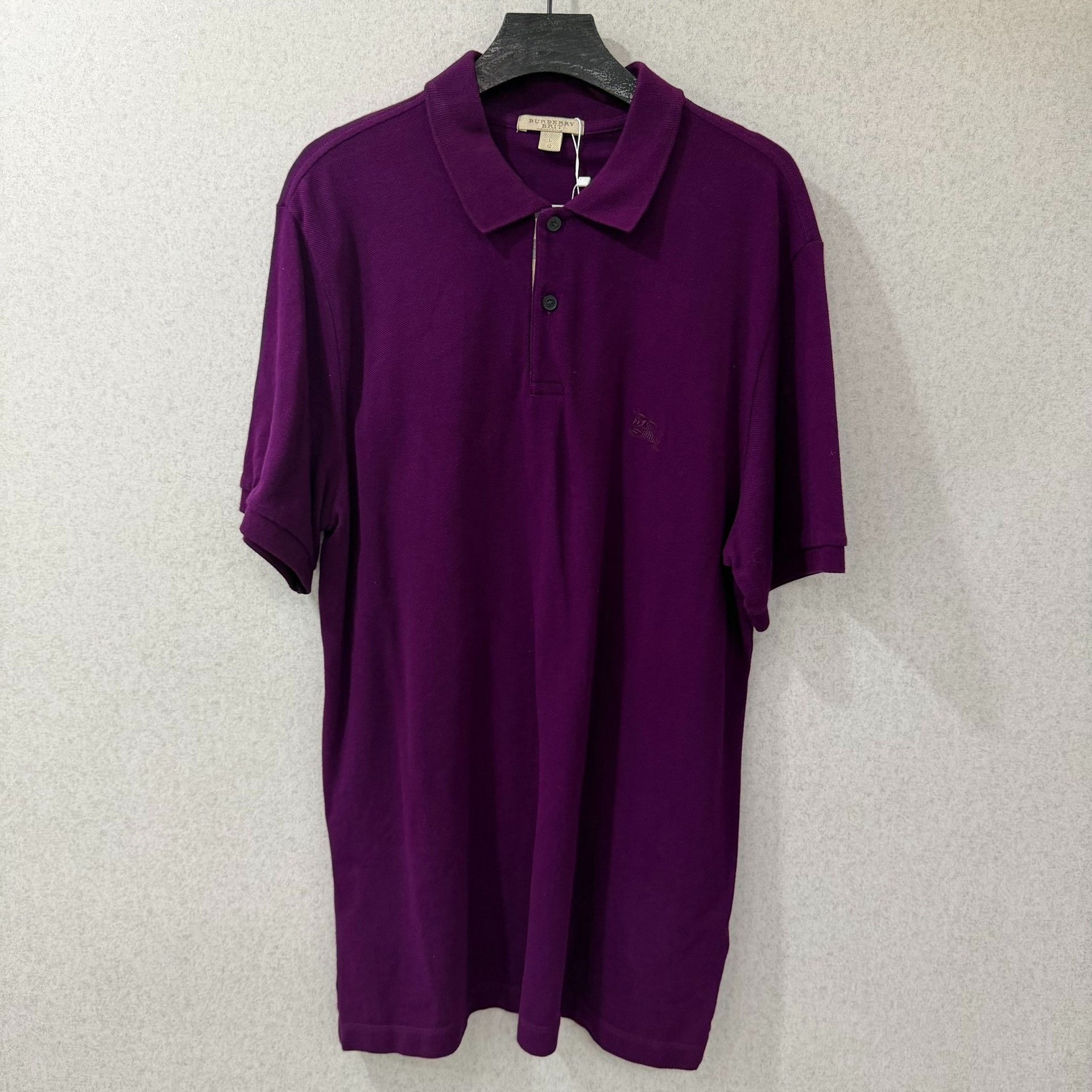 Burberry Burberry Embroidered Black Polo l Men Size US L / EU 52-54 / 3 - 1 Thumbnail