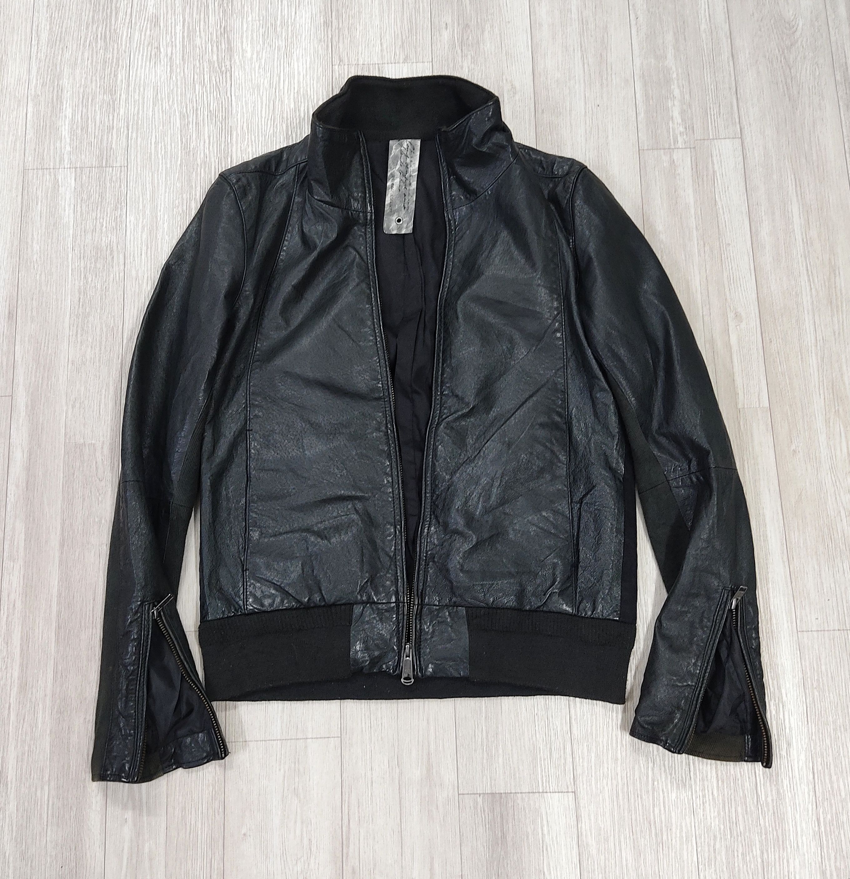 Genuine Leather JOURNAL STANDARD Half Leather Bikers Jacket Size US XS / EU 42 / 0 - 6 Thumbnail