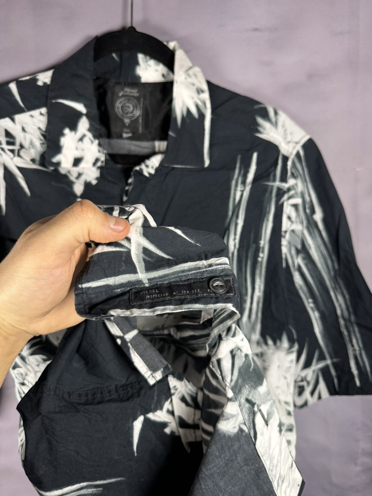 Diesel × Vintage Vintage Diesel Hawaiian Shirt Floral Print y2k Large Size US L / EU 52-54 / 3 - 9 Thumbnail