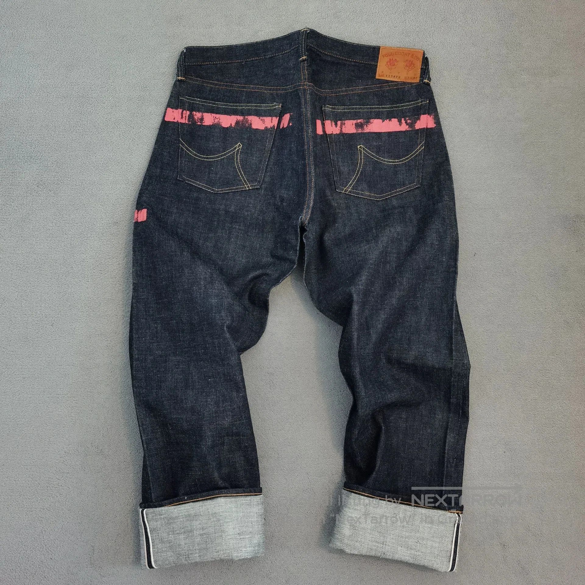 Visvim FULLCOUNT 1108fs Dark Blue Denim Jeans. Size US 35 - 1 Thumbnail