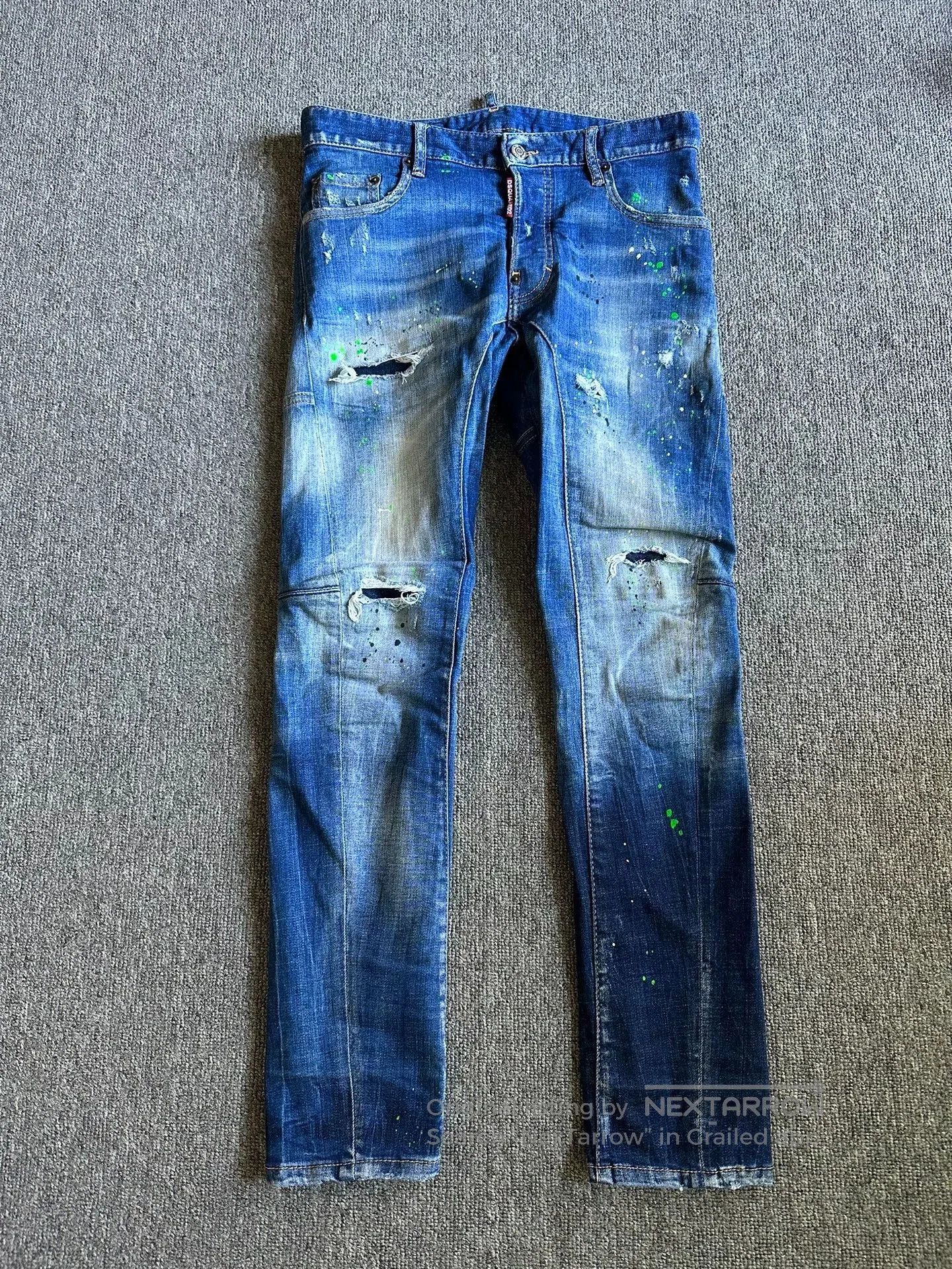 Dsquared2 dsquared2 splash paint denim jeans. Size US 28 / EU 44 - 1 Thumbnail