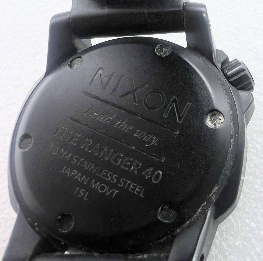 Nixon Nixon Watches The Ranger Quartz Analog 40mm GITD Numbers Y2K Size ONE SIZE - 13 Thumbnail