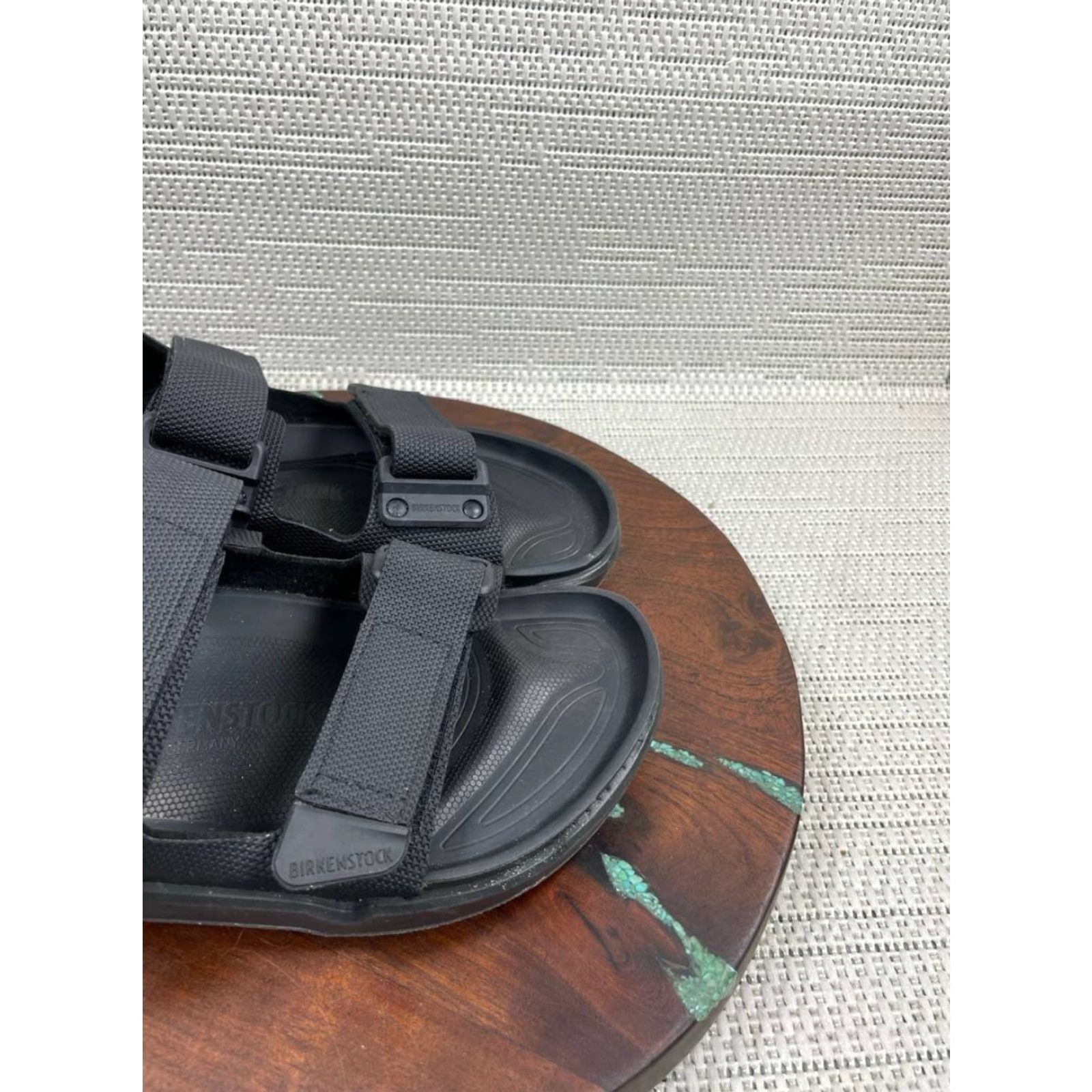 Birkenstock Birkenstock Sandals Mens 8 Tatacoa Futura Black Birko Flor Adjustable Straps Size ONE SIZE - 2 Thumbnail