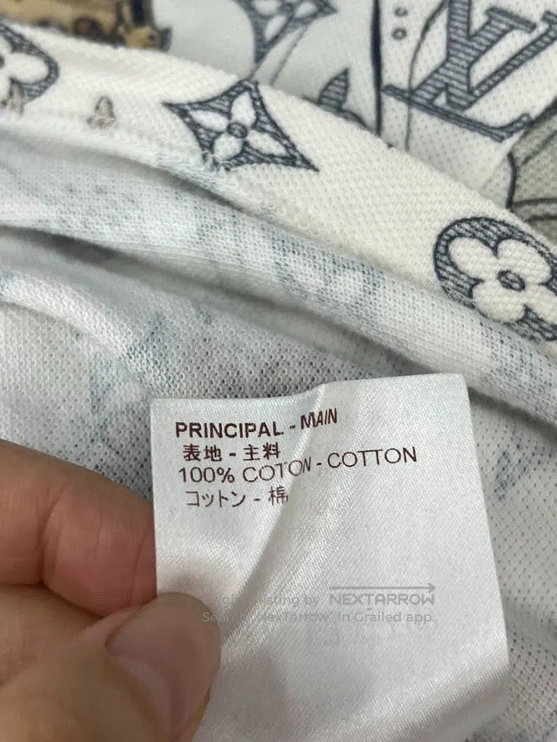 Louis Vuitton Louis Vuitton White full logo old flower zoo lapel short s Size US XS / EU 42 / 0 - 6 Thumbnail