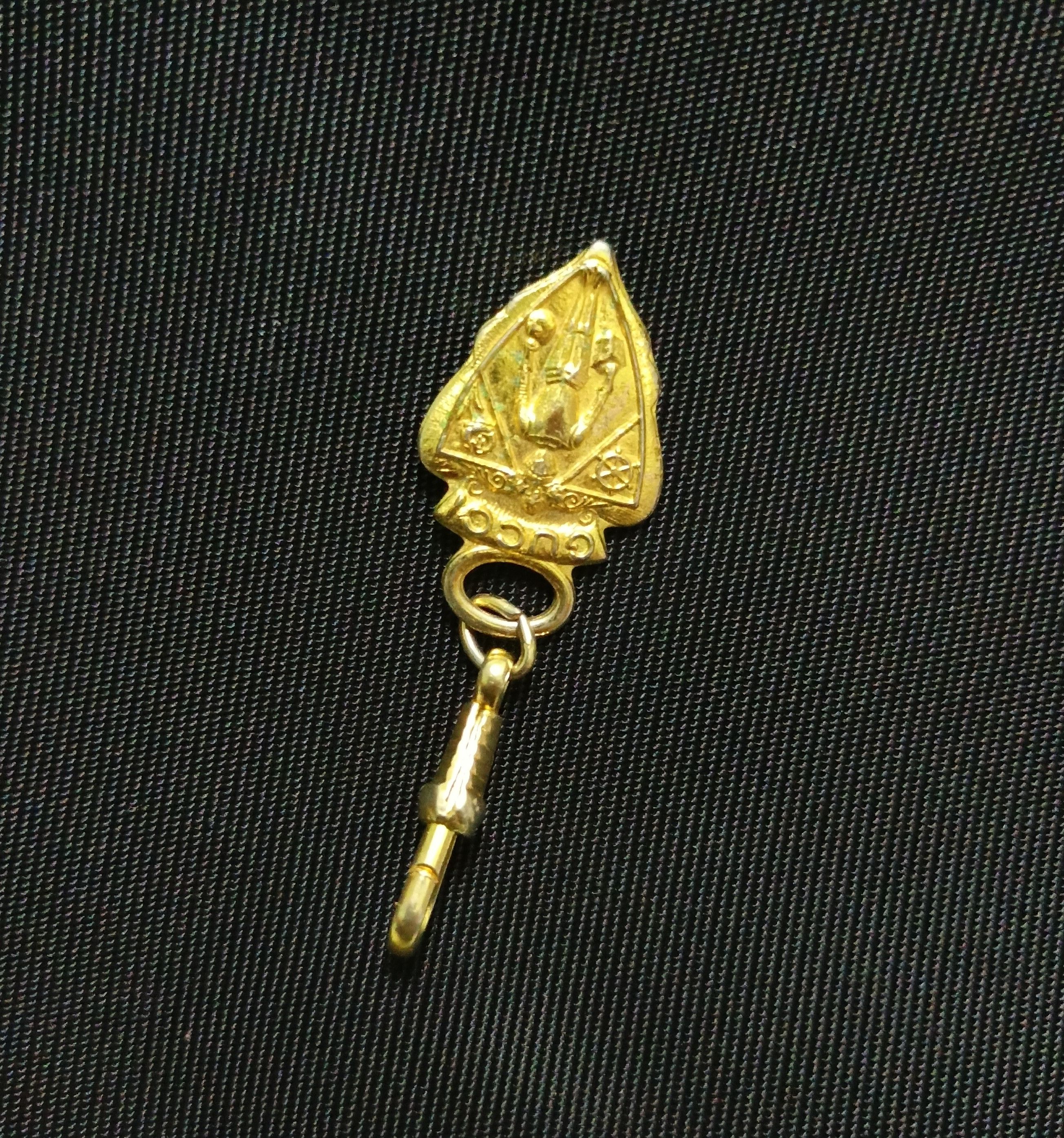 Gucci Vintage Gucci Bag Charm Gold Toned Keychain Size ONE SIZE - 4 Thumbnail