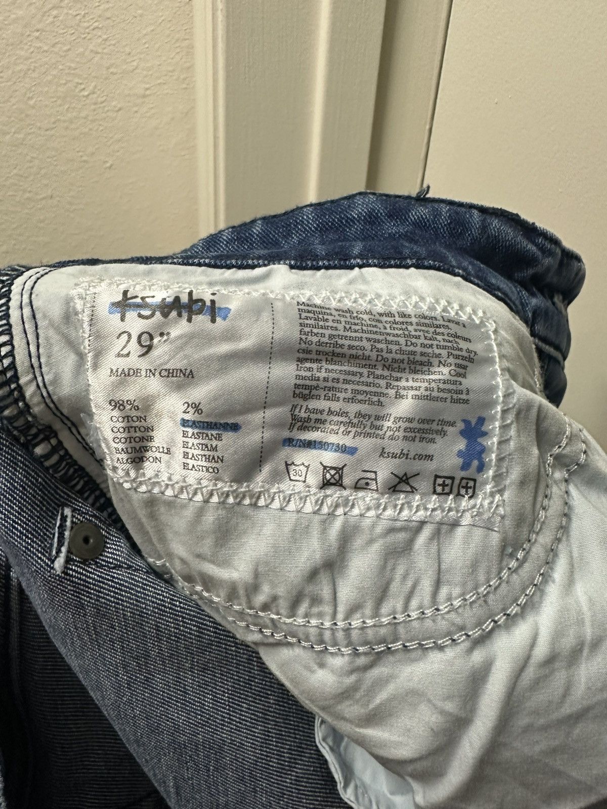 Ksubi Ksubi Van Winkle Trashed Size US 29 - 3 Thumbnail