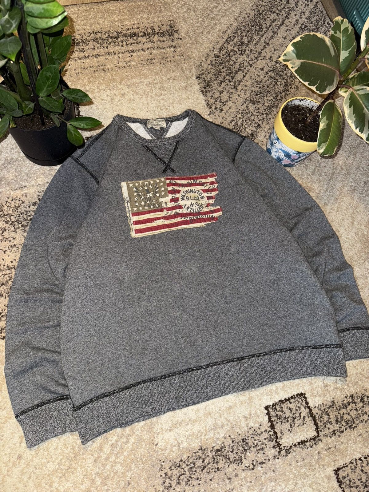 Polo Ralph Lauren Men's long sleeve polo Ralph Lauren sweatshirt Size US XL / EU 56 / 4 - 2 Thumbnail