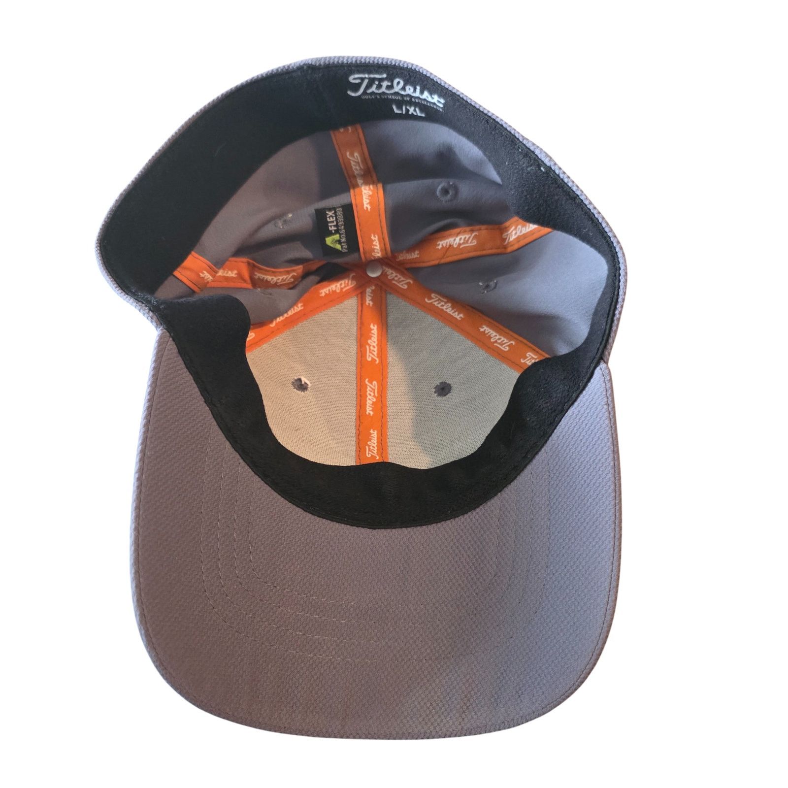 Titleist Titleist Mens Performance Golf Hat Cap L/XL Gray Orange Size ONE SIZE - 4 Thumbnail