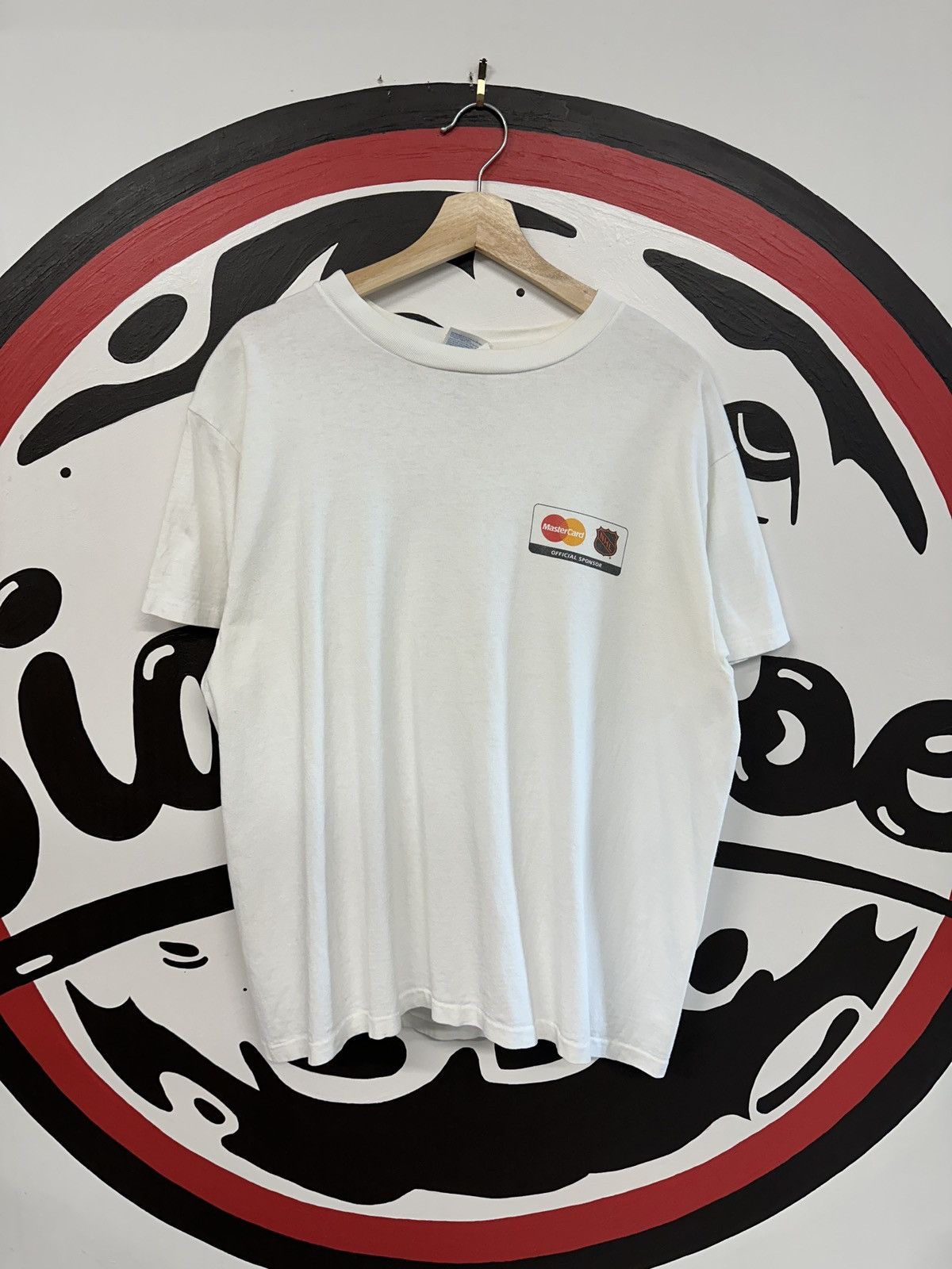 NHL × Vintage Vintage 90s Mastercard NHL Hockey Canada Tee Size US L / EU 52-54 / 3 - 1 Thumbnail