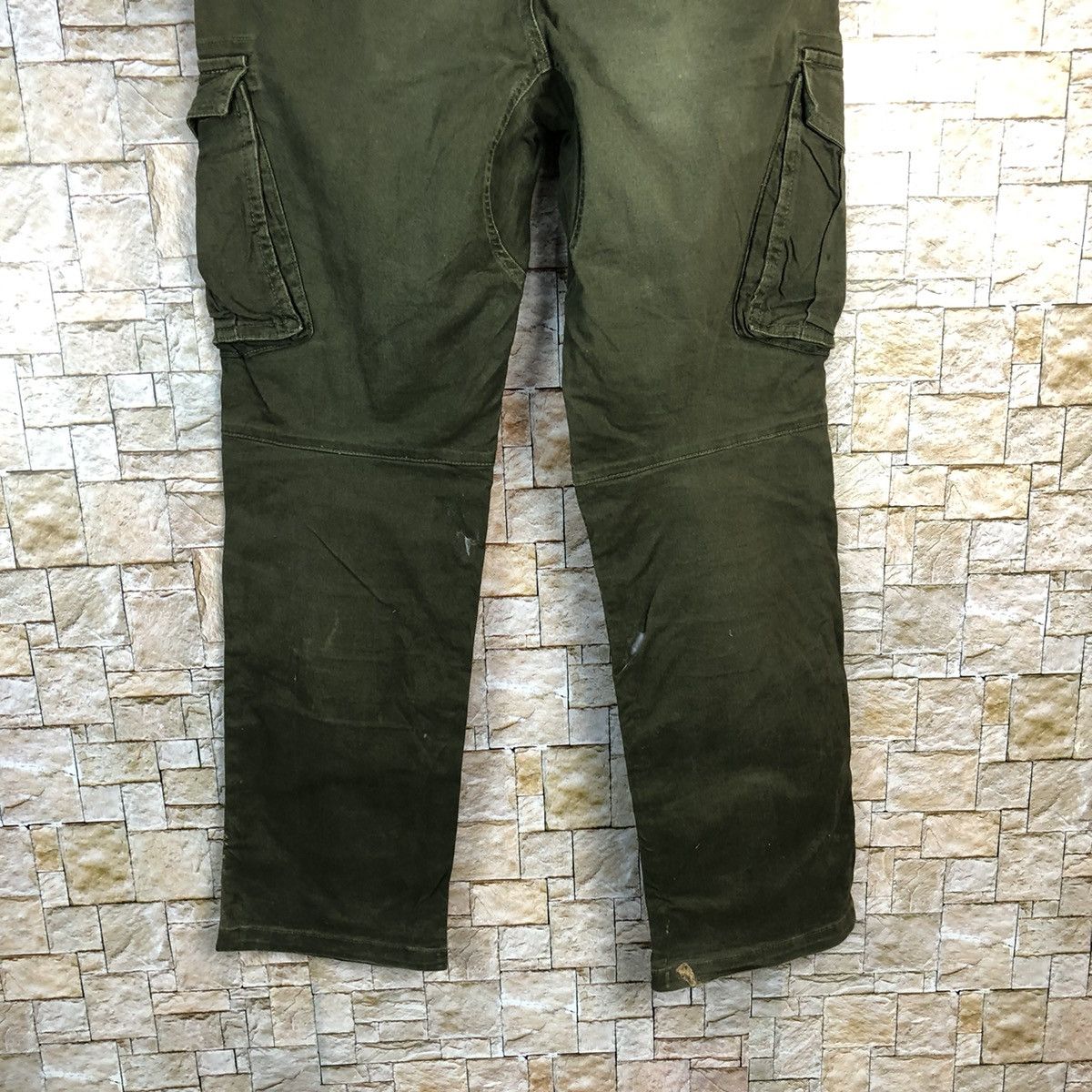 Japanese Brand Genide japan Green utility tactical Cargo Pants #A590 Size US 35 - 17 Thumbnail