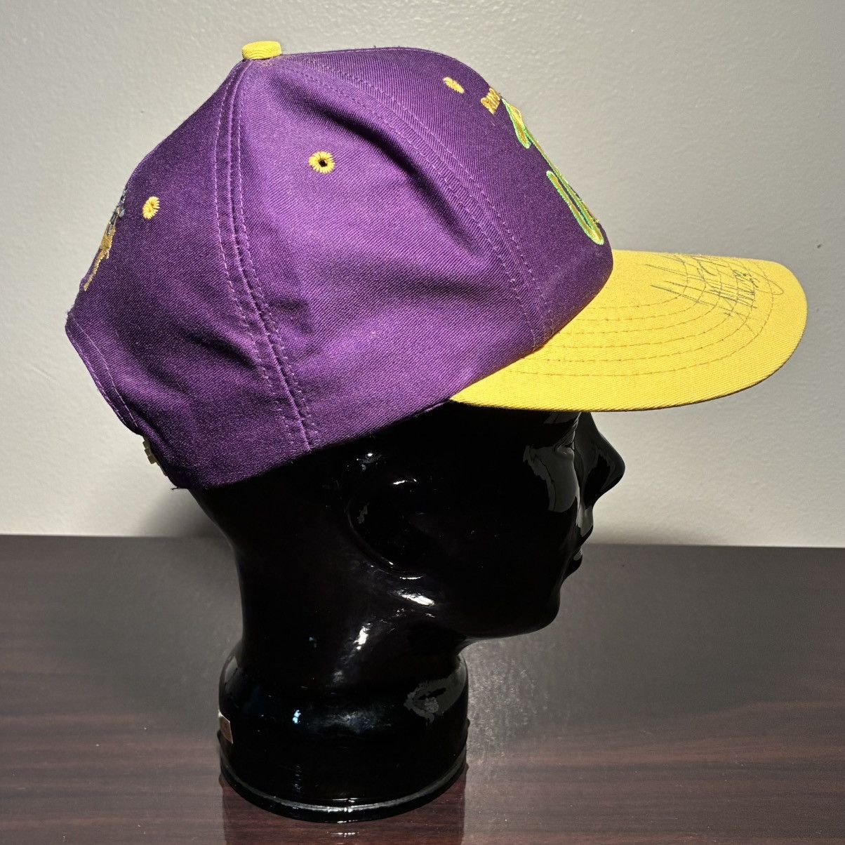 Camel Camel Joe cigarettes nascar neon yellow snap back hat Size ONE SIZE - 3 Thumbnail