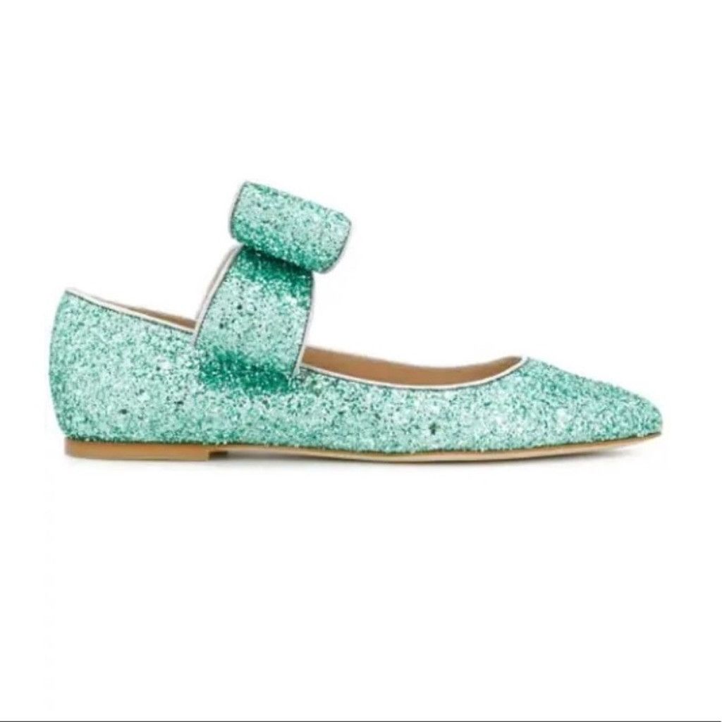 Polly Plume Bonnie Bow Marry Jane Flats
