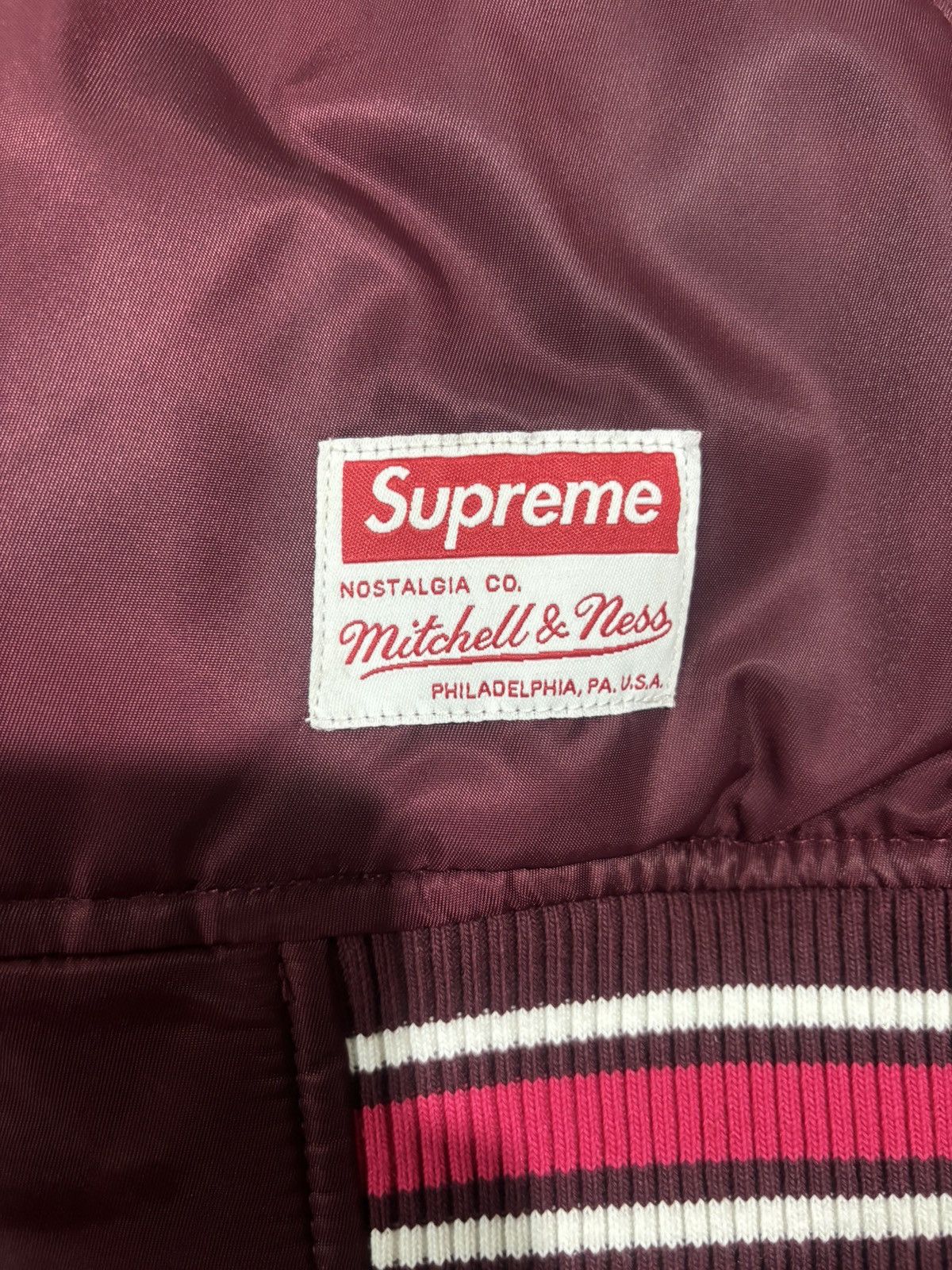 Mitchell & Ness × Supreme Supreme camo logo varsity jacket Size US M / EU 48-50 / 2 - 5 Thumbnail