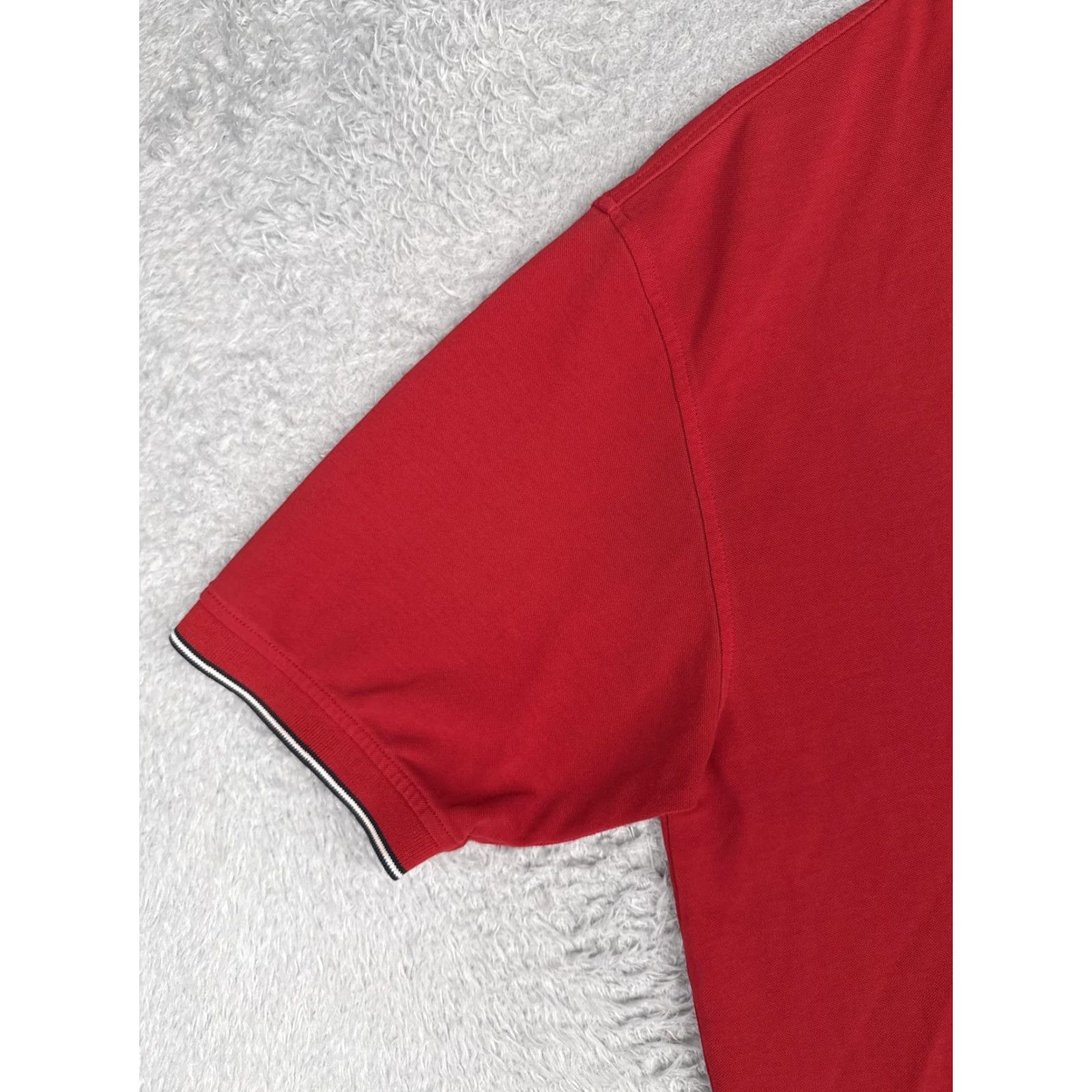 Tommy Hilfiger Tommy Hilfiger Polo Shirt Mens Large Red Cotton Techno-Dry Golf TPC The Canyons Size US L / EU 52-54 / 3 - 3 Thumbnail