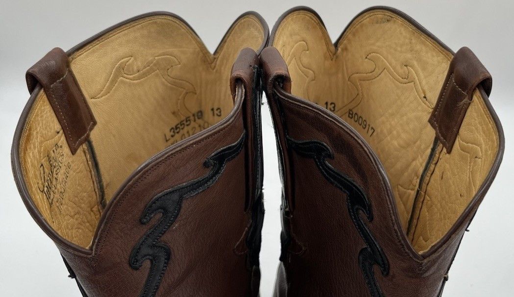 Lucchese LUCCHESE CLASSICS WHISKEY BURNISHED FLORENCE BUFFALO BOOTS Size US 13 / EU 46 - 9 Thumbnail