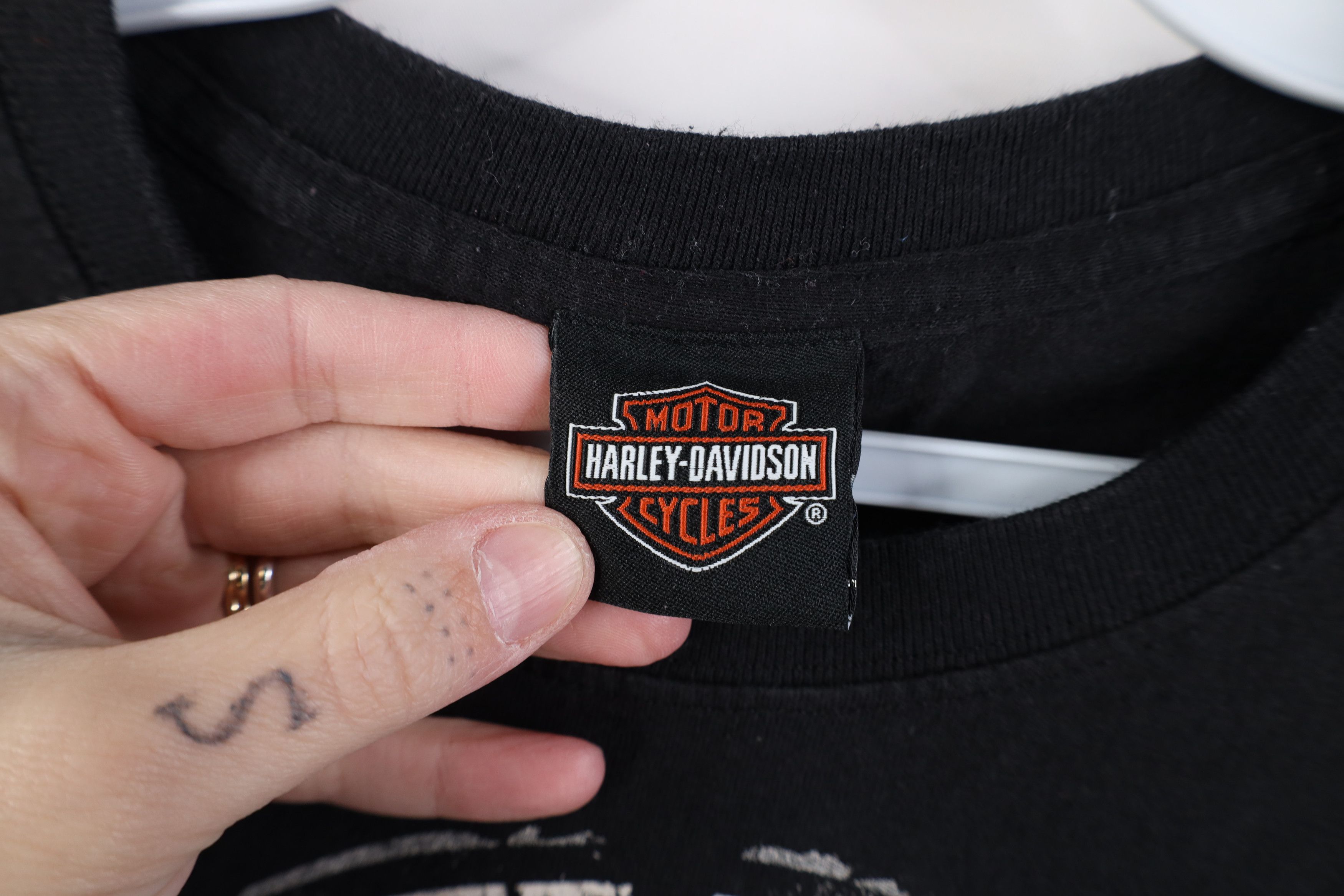 Harley Davidson Y2K Harley Davidson Spell Out Big Logo Short Sleeve T-Shirt Size US M / EU 48-50 / 2 - 7 Thumbnail