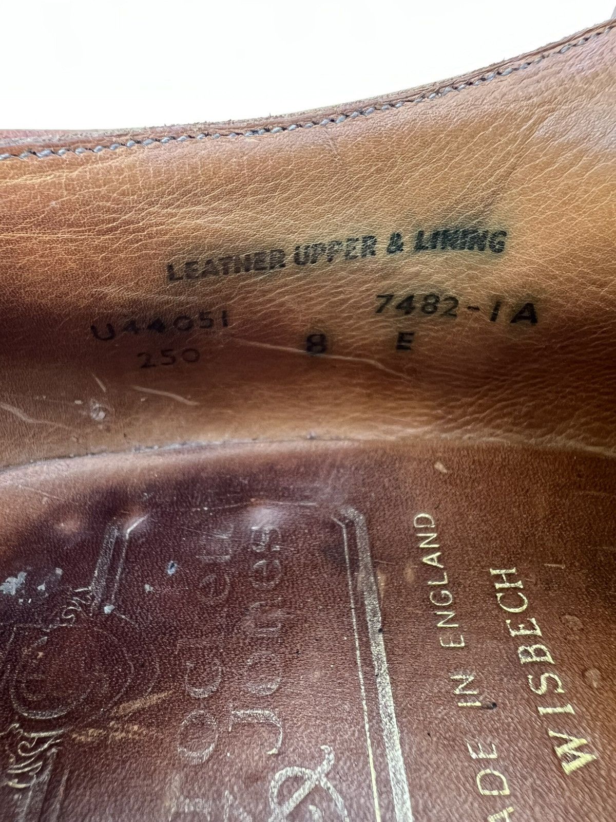 Crockett & Jones VTG Crockett & Jones Brown Leather Derby Dress Shoes Size US 9 / EU 42 - 17 Thumbnail