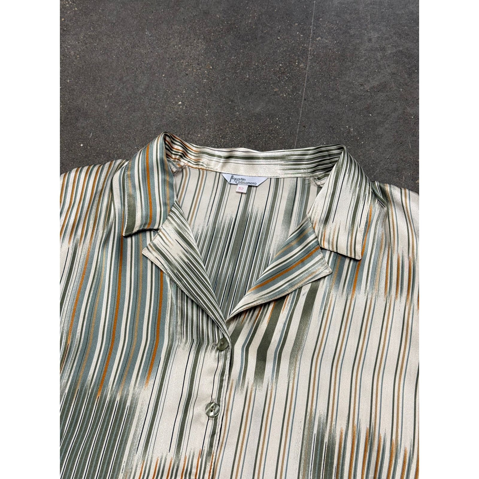 Vintage Vintage 1980s European Silk Button Up Size US M / EU 48-50 / 2 - 4 Thumbnail