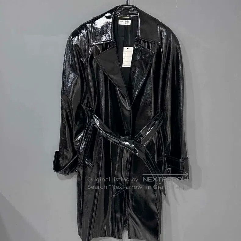 Saint Laurent Paris Saint Laurent Paris Glossy Cool Windbreaker Jacket Size XS / US 0-2 / IT 36-38 - 1 Thumbnail