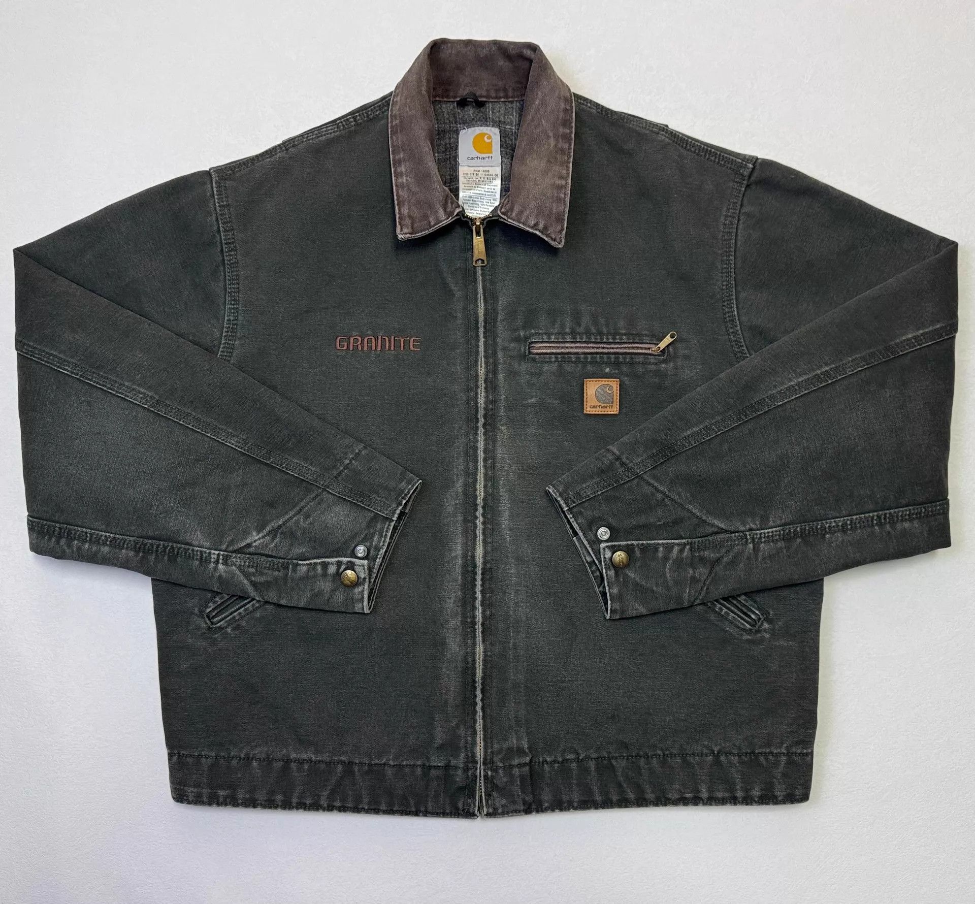 Carhartt Vintage Carhartt Mainline J97 Moss Green L Jacket Size US L / EU 52-54 / 3 - 1 Thumbnail