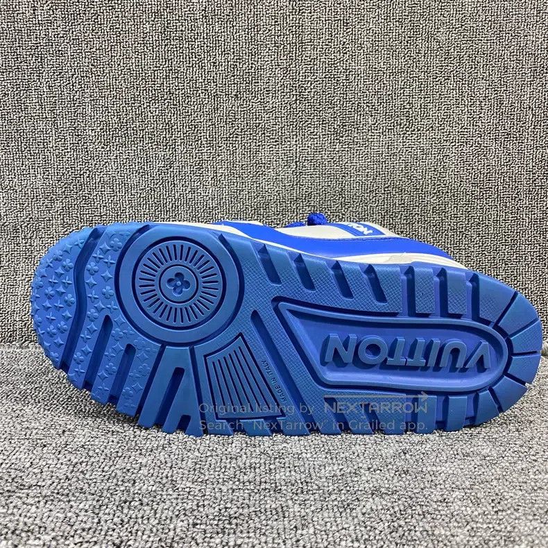 Louis Vuitton Louis Vuitton Blue and White Fat Ding Men's Shoes Size US 7.5 / EU 40-41 - 3 Thumbnail