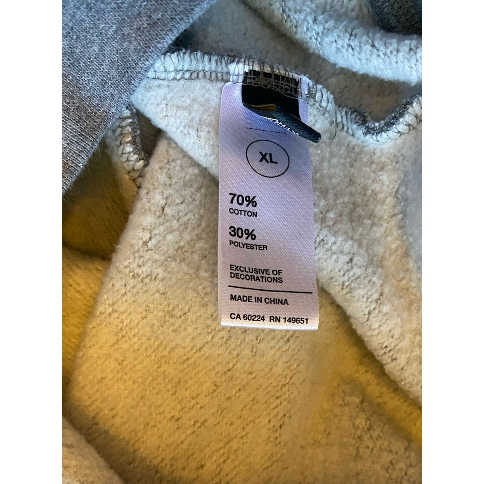 Caterpillar CAT Caterpillar Heavy Weight Hoodie Men’s XL Sweatshirt Gray Size US XL / EU 56 / 4 - 2 Thumbnail