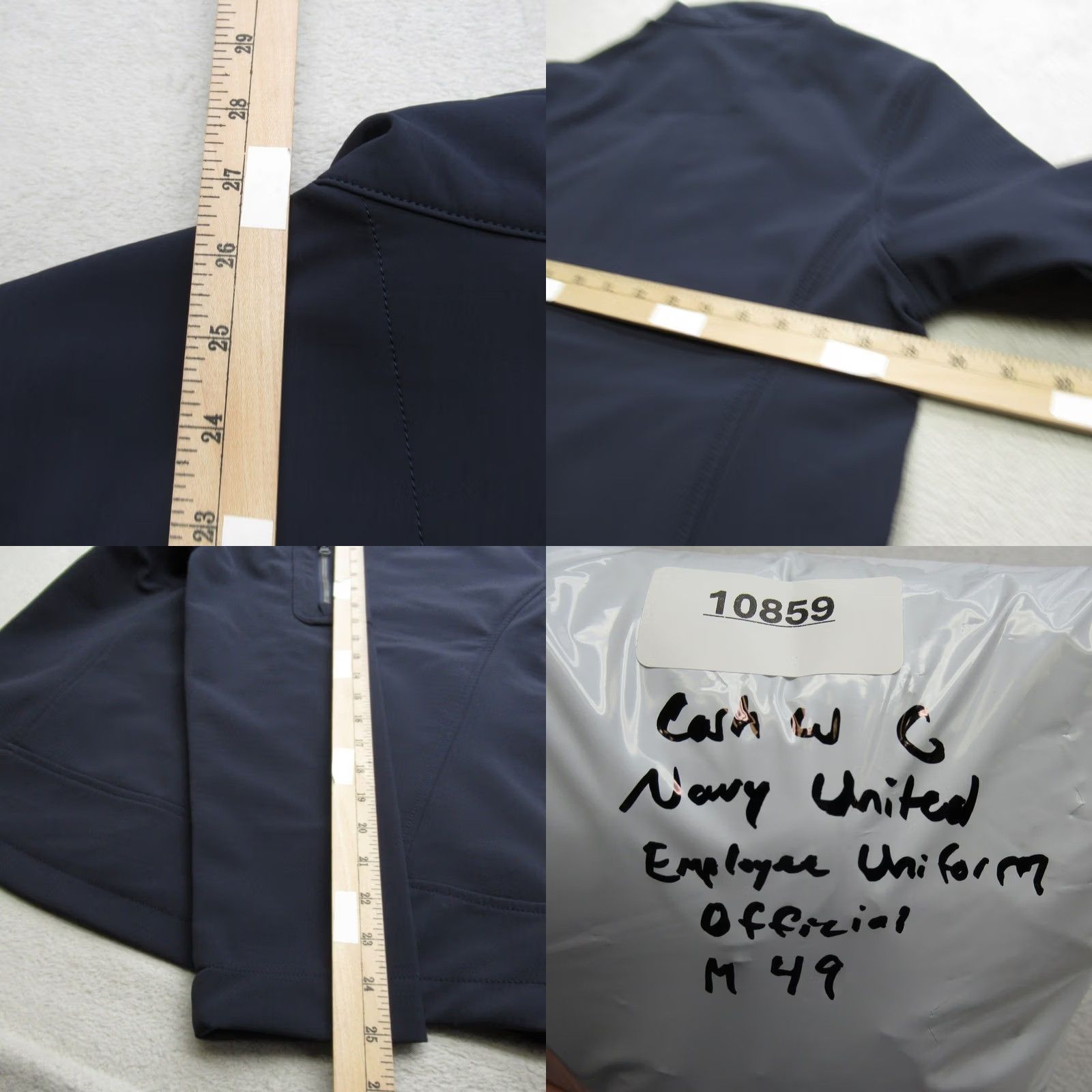 Carhartt Carhartt Jacket Womens Medium Navy Waterproof US Employee Uniform Official Blue Softshell Wind-Resistant Zipped Pockets Size M / US 6-8 / IT 42-44 - 9 Thumbnail
