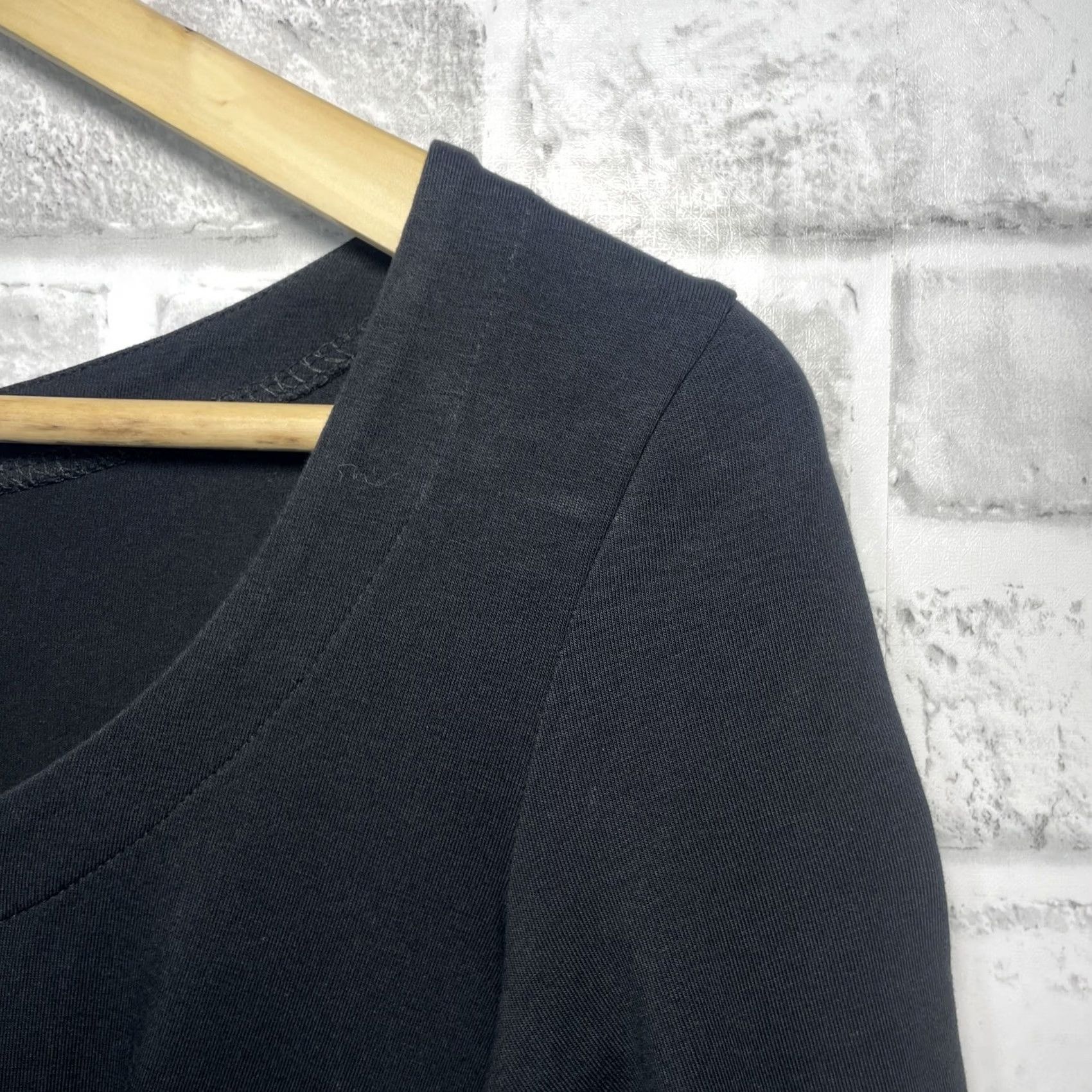 Vintage Peruvian Connection Dress Womens S Black Knee Length Quarter Sleeve Size S / US 4 / IT 40 - 2 Thumbnail