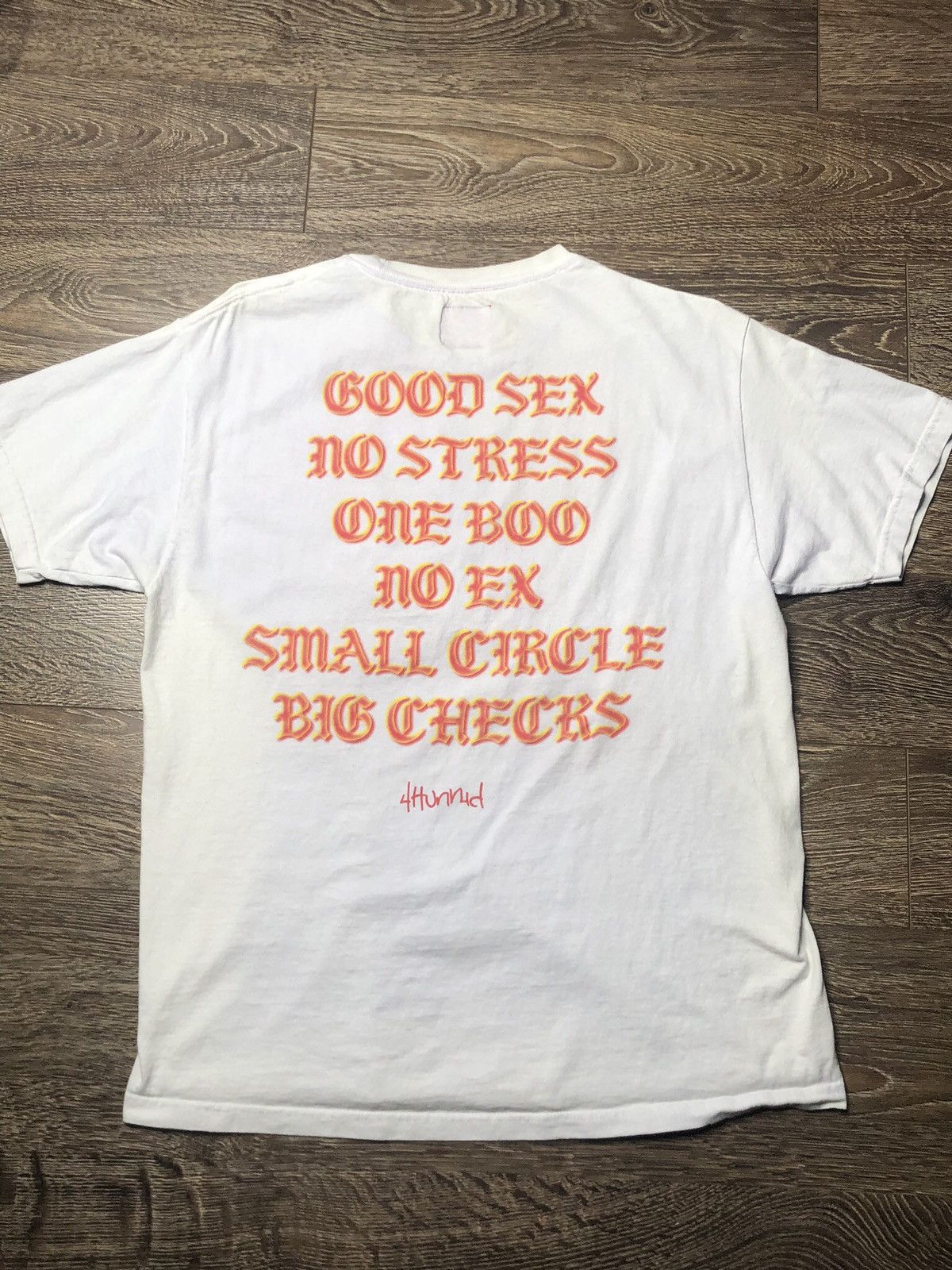 4HUNNID YG 4hunnit short sleeve in white Size US L / EU 52-54 / 3 - 1 Thumbnail