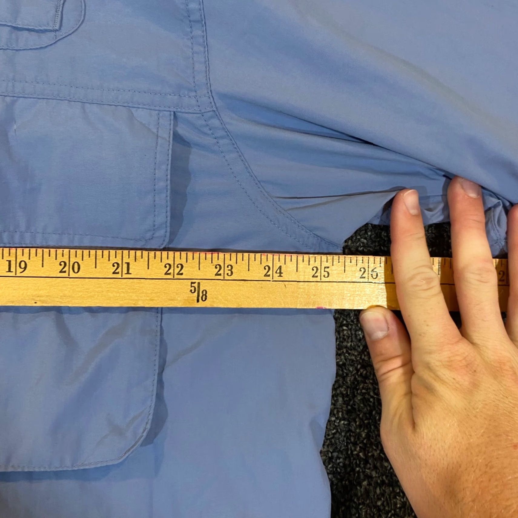 Tommy Bahama Cabelas Guidewear Shirt Mens Large Blue Nylon Button Up Dress Top L/S Size US M / EU 48-50 / 2 - 7 Thumbnail