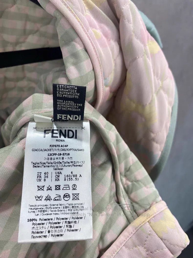 Fendi Fendi Colorful Cotton Jacket Size XS / US 0-2 / IT 36-38 - 8 Thumbnail