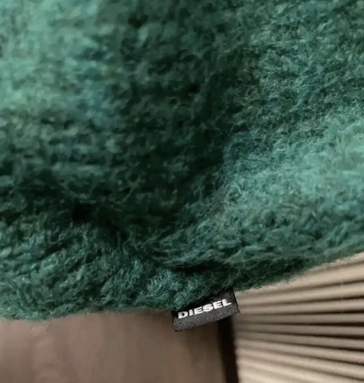 Diesel Diesel Mohair Cotrast Green Split Y2k Sweater Size US L / EU 52-54 / 3 - 5 Thumbnail