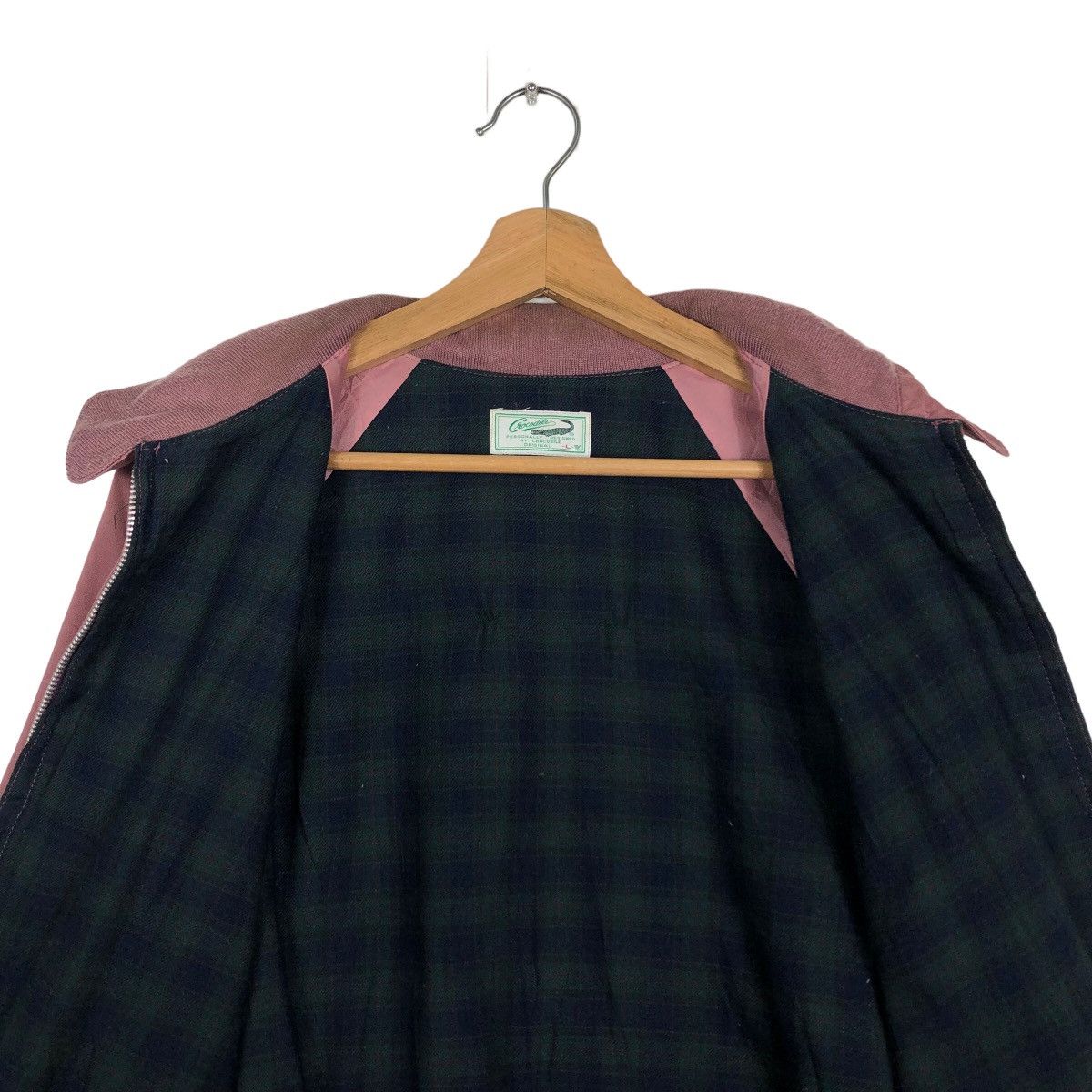 Japanese Brand 🔥90’s Vintage Bomber Jacket Crocodile Blanket Lining Tartan Size US L / EU 52-54 / 3 - 11 Thumbnail