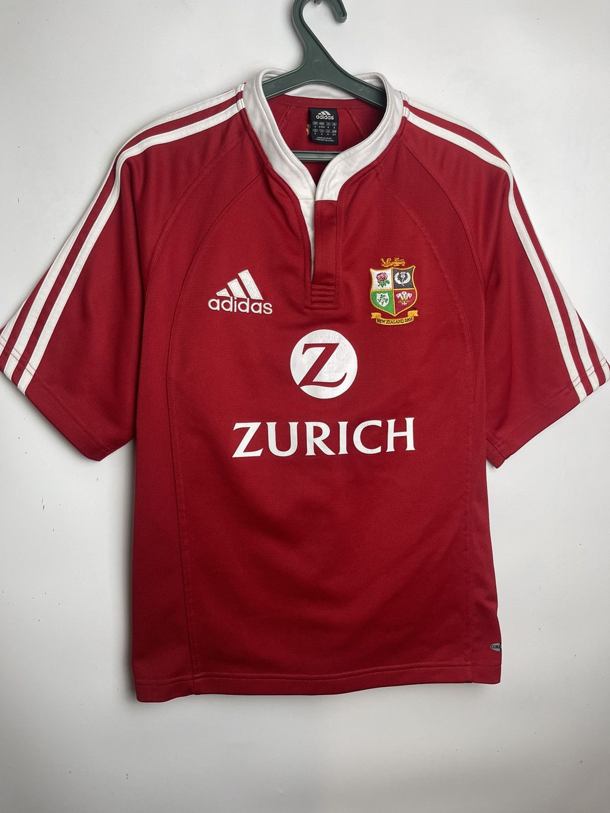 Adidas × Vintage 2005 Adidas NEW Zealand Tour ZURICH Rugby Union Jersey Size US S / EU 44-46 / 1 - 1 Thumbnail